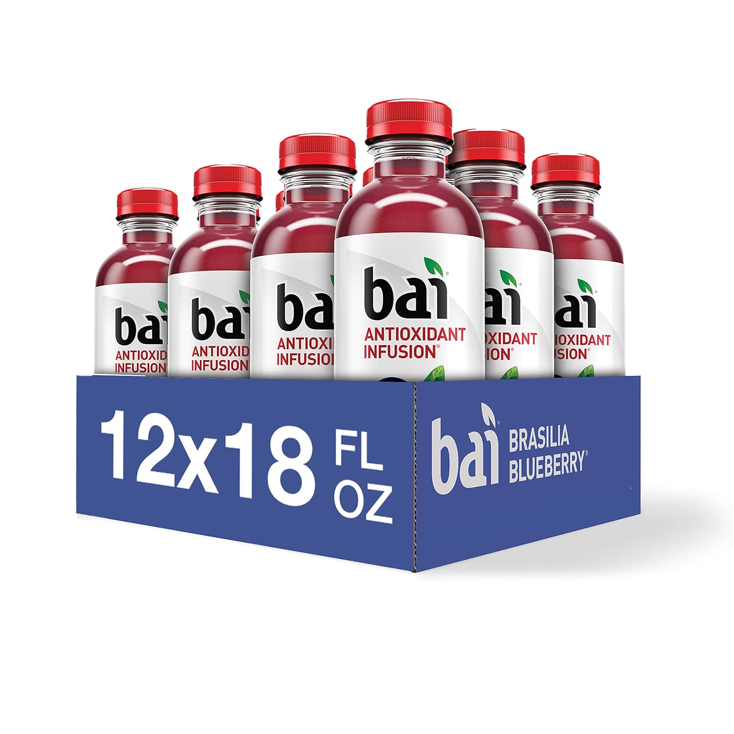 Bai Coconut Flavored Water Puna Coconut Pineapple, Antioxidant Infused, Coconut Pineapple Flavored Water Drink, 18 Fluid Ounce Bottles, 6 Count