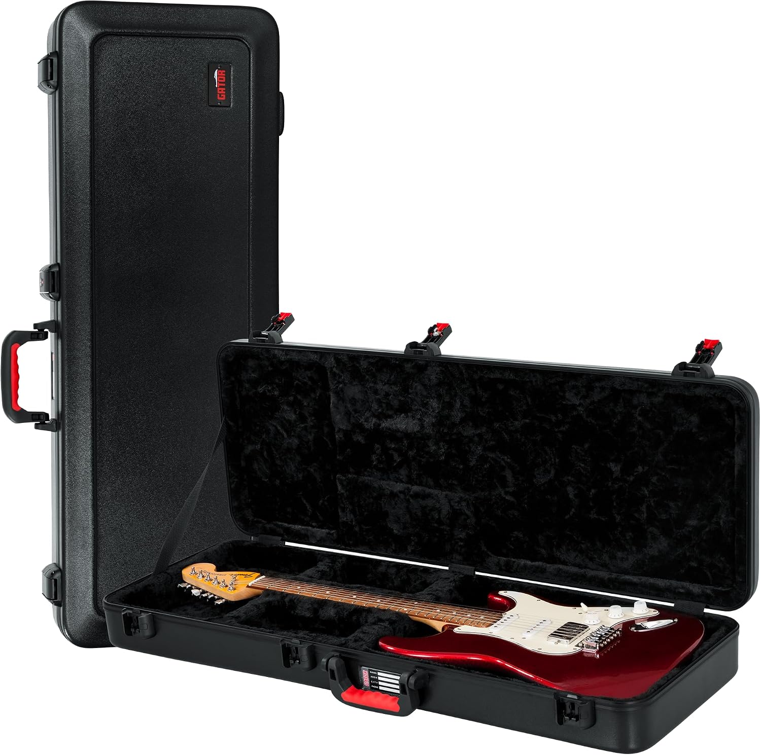 Gator Cases Molded Flight Case For SG Style Double Cut Away Guitars With TSA Approved Locking Latch, (GTSA-GTRSG)
