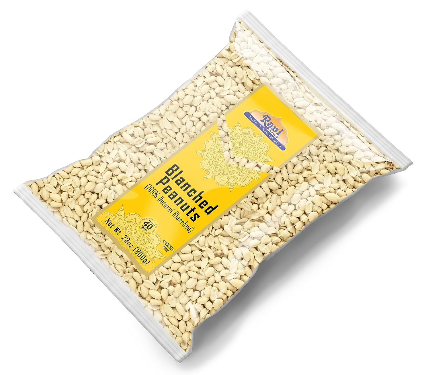 Rani Peanuts, Raw Whole With Skin (uncooked, unsalted) 14oz (400g) ~ All Natural | Vegan | Kosher | Gluten Friendly | Fresh Product of USA ~ Spanish Grade Groundnut/Red-skin
