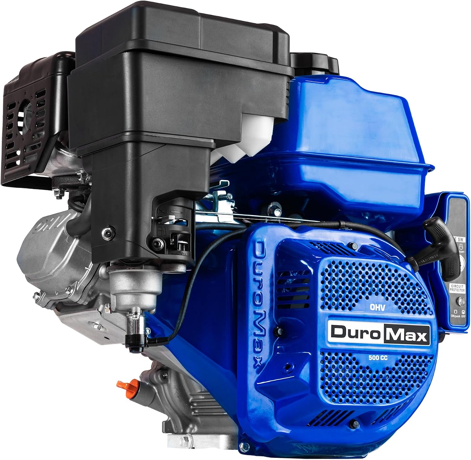 DuroMax XP7HPE 208cc Electric Start Gas Powered, 50 State Approved, Multi-Use Engine Blue