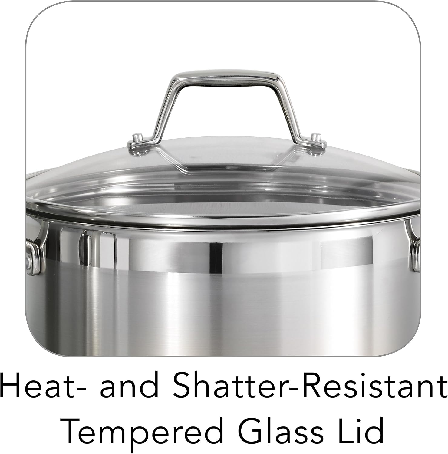 Tramontina Lock & Drain Stainless Steel 8-Quart Pasta Pot and Strainer