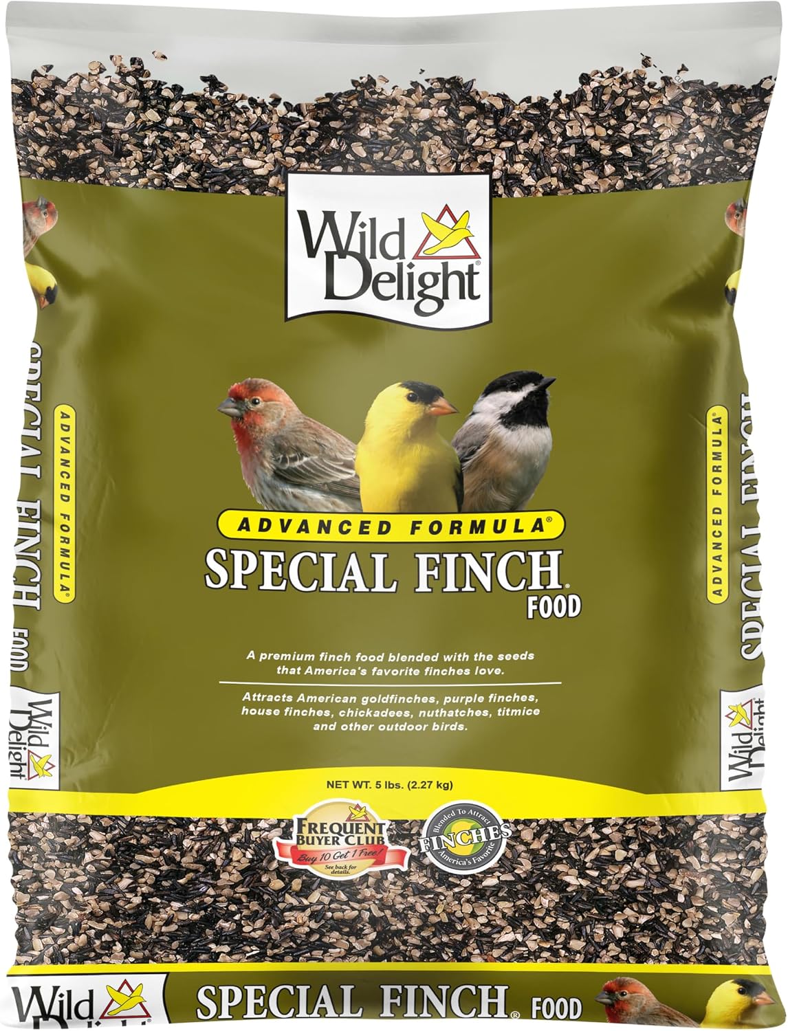 Wild Delight Deck, Porch N' Patio No Waste Bird Food, 5 lb, (374050)