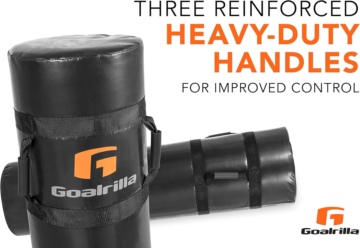 Goalrilla Durable Tackling Dummy with Heavy-Duty Handles for Football Contact Drills, Kickboxing, and More (TR0001W)