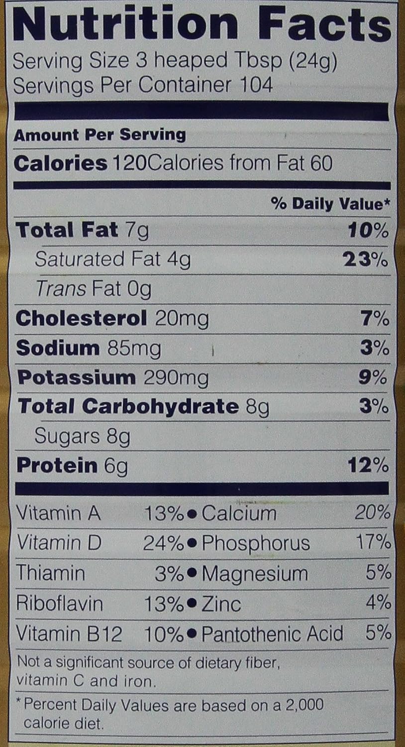 Peak Dry Whole Milk, Rich & Creamy, 2500g