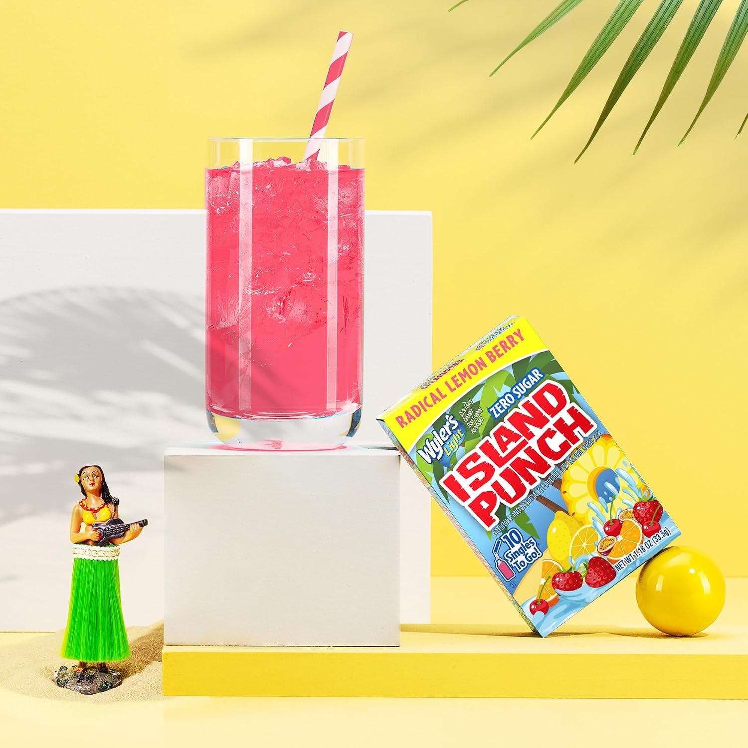 Wyler’s Light Singles To Go Drink Mix, Cherry Limeade, 8 Count (Pack of 3)