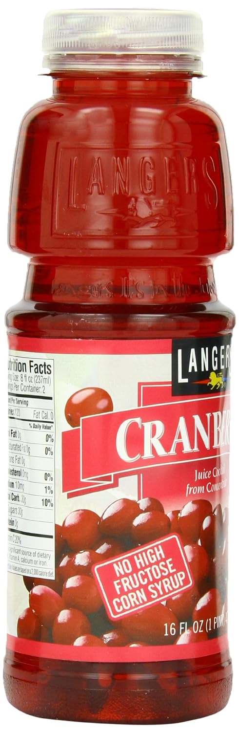 Langers Juice Pineapple Cocktail Juice, 15.2 Fl Oz (Pack of 12)