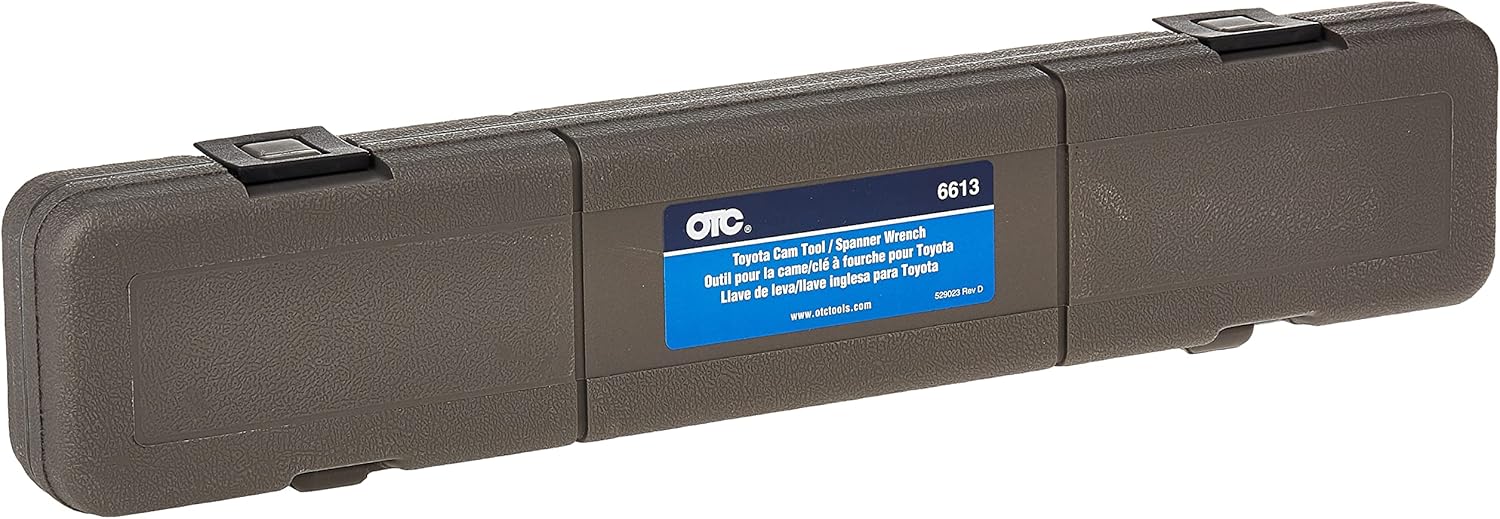 OTC 6613 Variable Pin Spanner Wrench - Adjusts from 1-1/4" to 5" | Universal Design Fits Many Pulleys with Slots or Holes