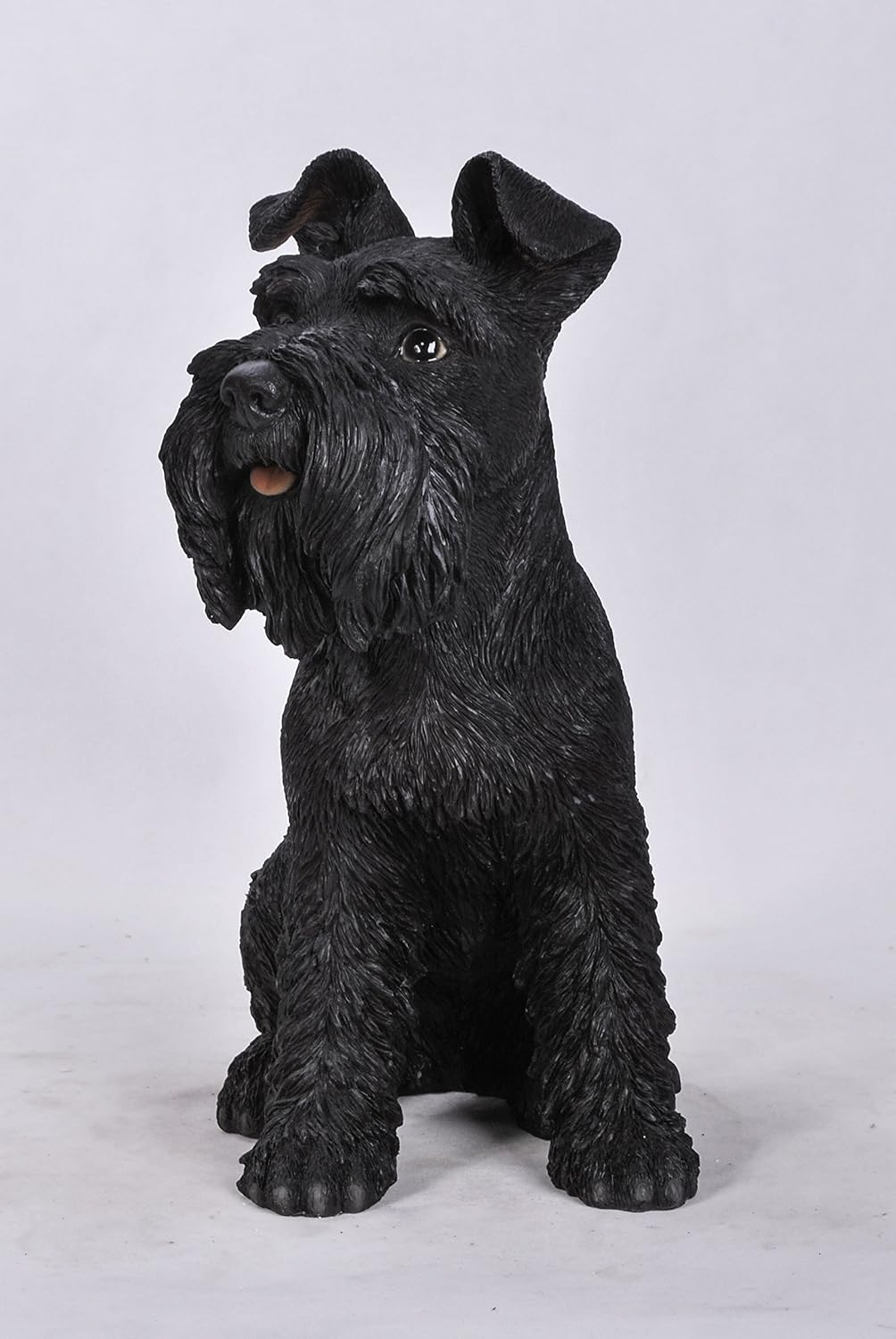 Hi-Line Gift Ltd 87983S-BK Black Schnauzer Garden Statue