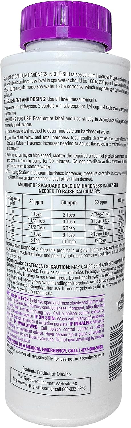 Spa Calcium Hardness Increaser, 12 oz, Single Pack | Raises Calcium Hardness, Easy to Use Granular Formula, Prevents Equipment Corrosion
