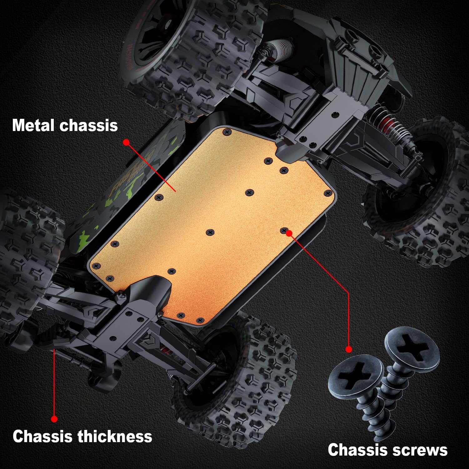 1/14 Brushless RC Cars for Adults Fast 50+ mph, RC Trucks 4x4 Offroad Waterproof, Electric Powered High Speed Remote Control Car