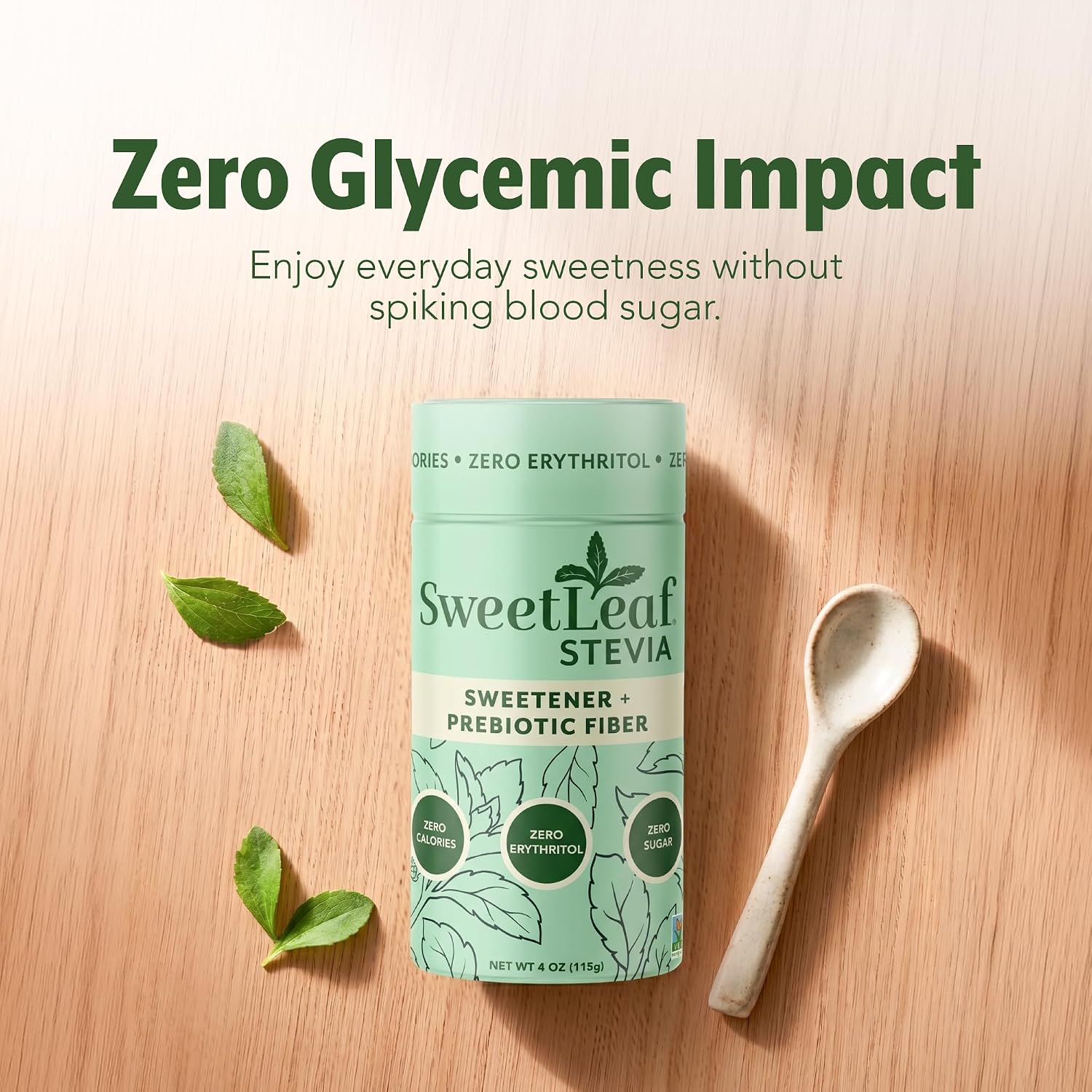 SweetLeaf Stevia Powder Shaker Jar, Sugar Free - 4 Oz, 3 Pack | Zero Calorie Sweetener No Erythritol, Stevia Leaf Extract, Natural Sugar Substitute for Coffee & Baking