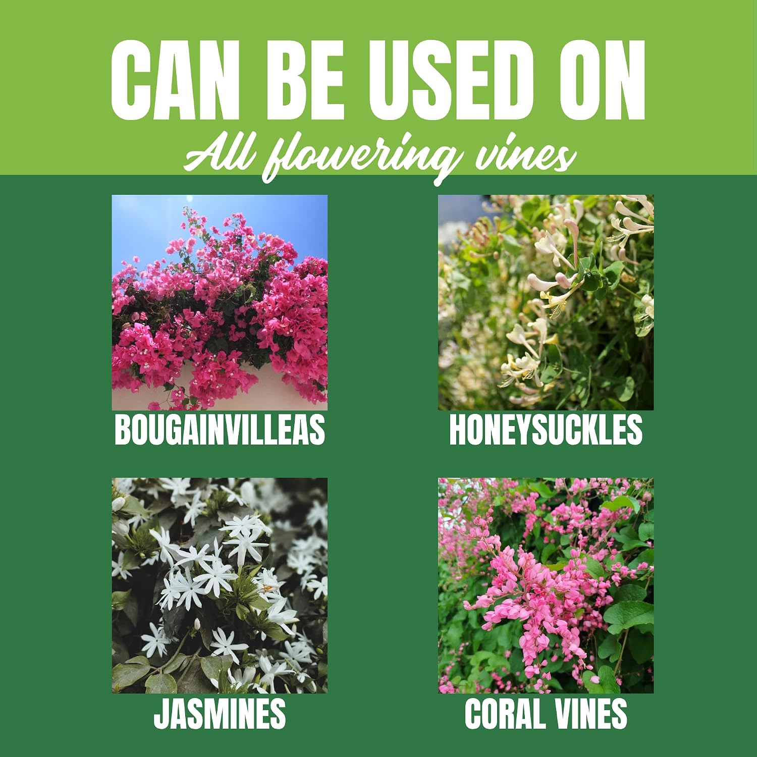 Nelson Plant Food For All Flowering Vines Bougainvillea Trumpet Wisteria Honeysuckles Indoor Outdoor Granular Fertilizer NutriStar 17-7-10 (2 lb)