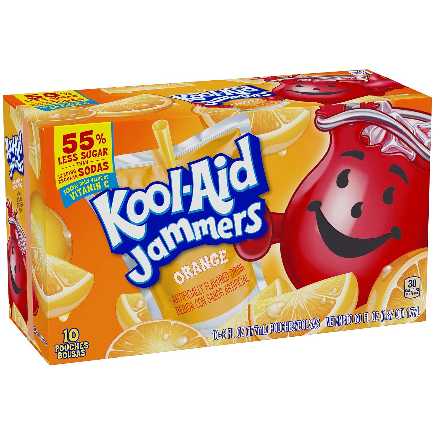 Kool Aid Powdered Packets - Peach Mango - 45 Envelopes