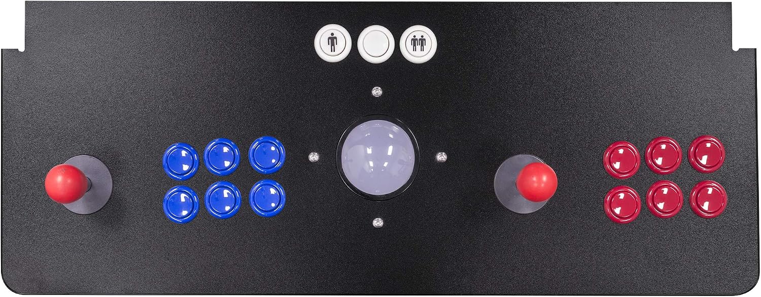 Creative Arcades Full Size Stand-Up Commercial Grade Arcade Machine | 2 Player | 3500 Games | 22" LCD Screen | 2 Sanwa Joysticks | Trackball | 2