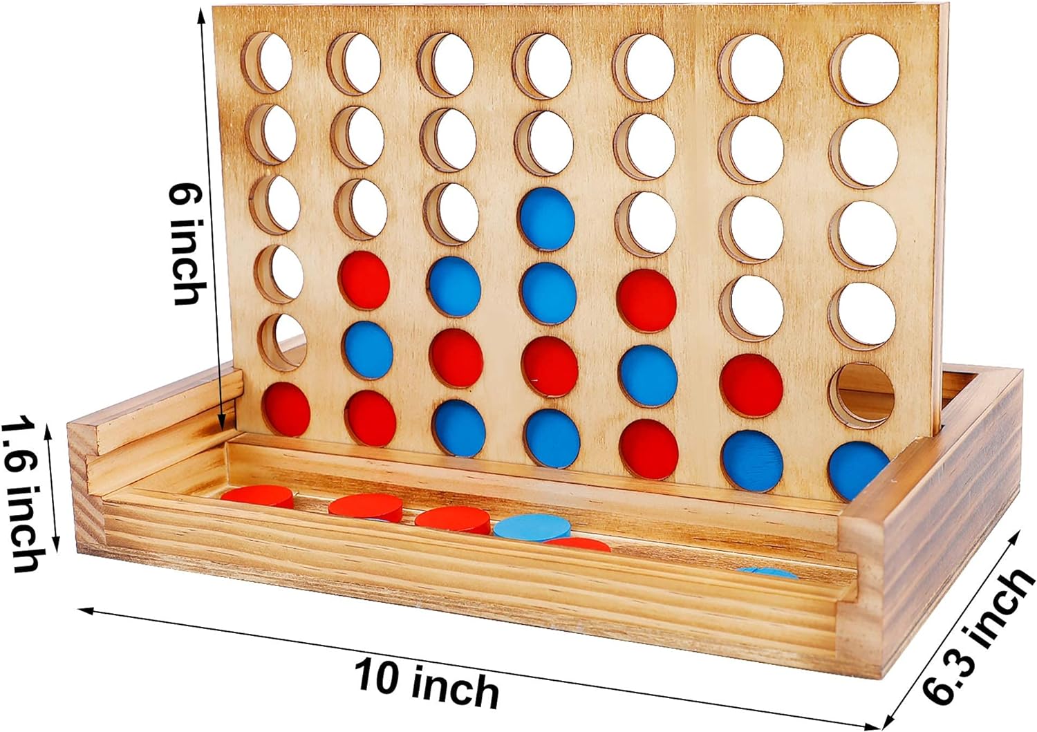 Glintoper Tic Tac Toe & 4 in a Row Tables Game Set