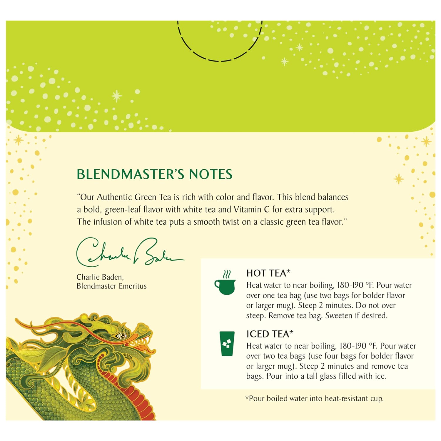 Celestial Seasonings Authentic Green Tea 40 Count