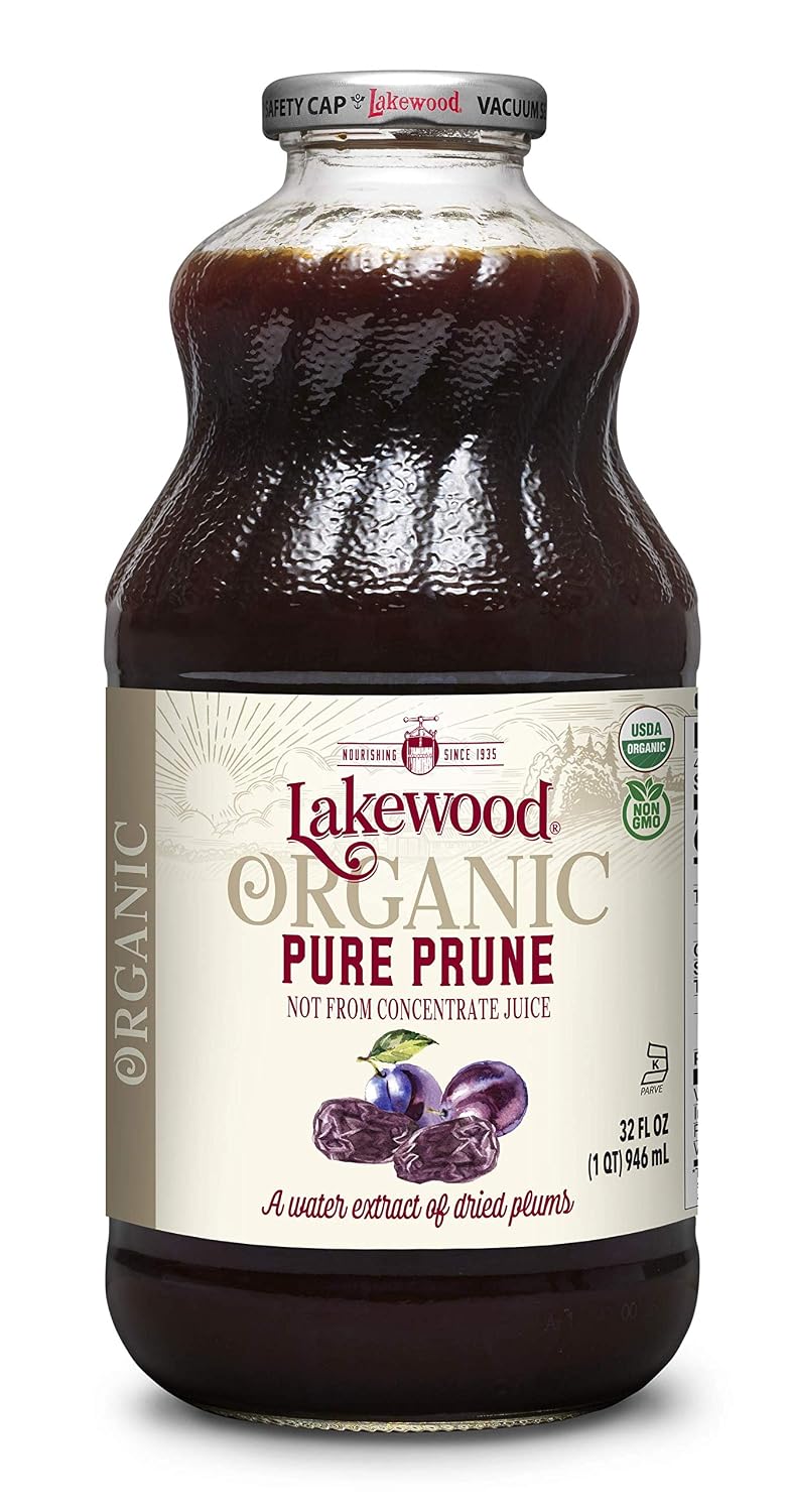 Lakewood Organic Pure Cranberry, Fresh Pressed, 32 Fl Oz (Pack of 6)