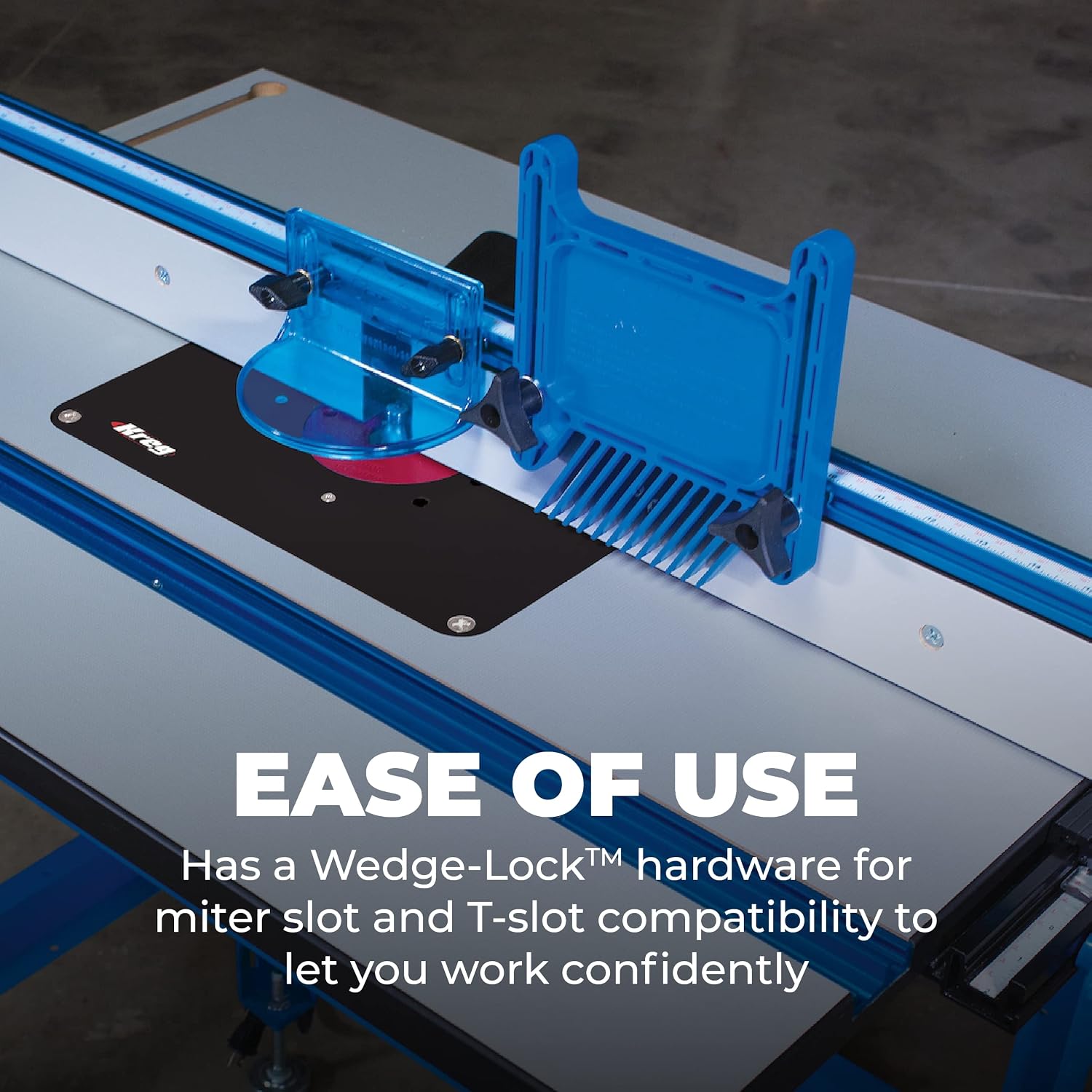 Kreg True-FLEX Featherboard - Adjustable Featherboard - Router Table and Table Saw Safety Tool - PRS3010 - Pack of 1