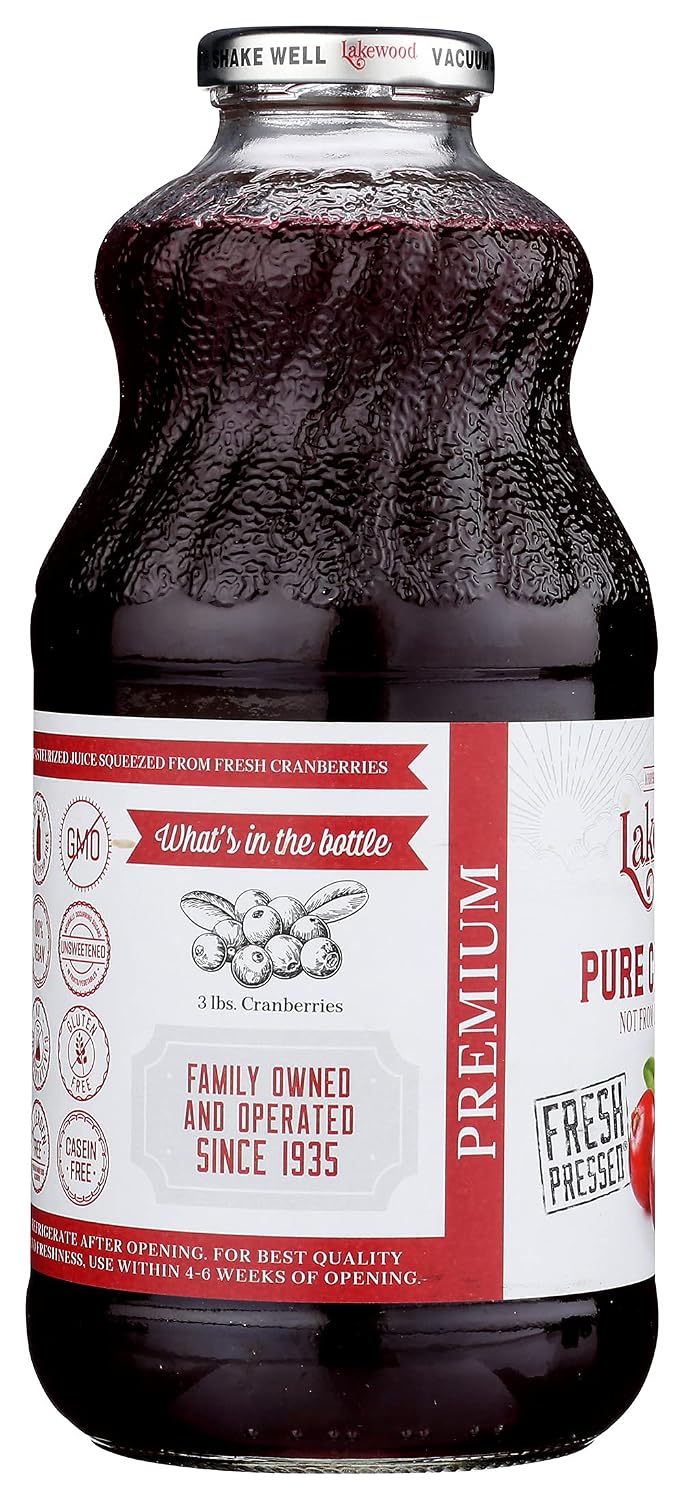 Lakewood, Juice Black Cherry Pure, 32 Fl Oz