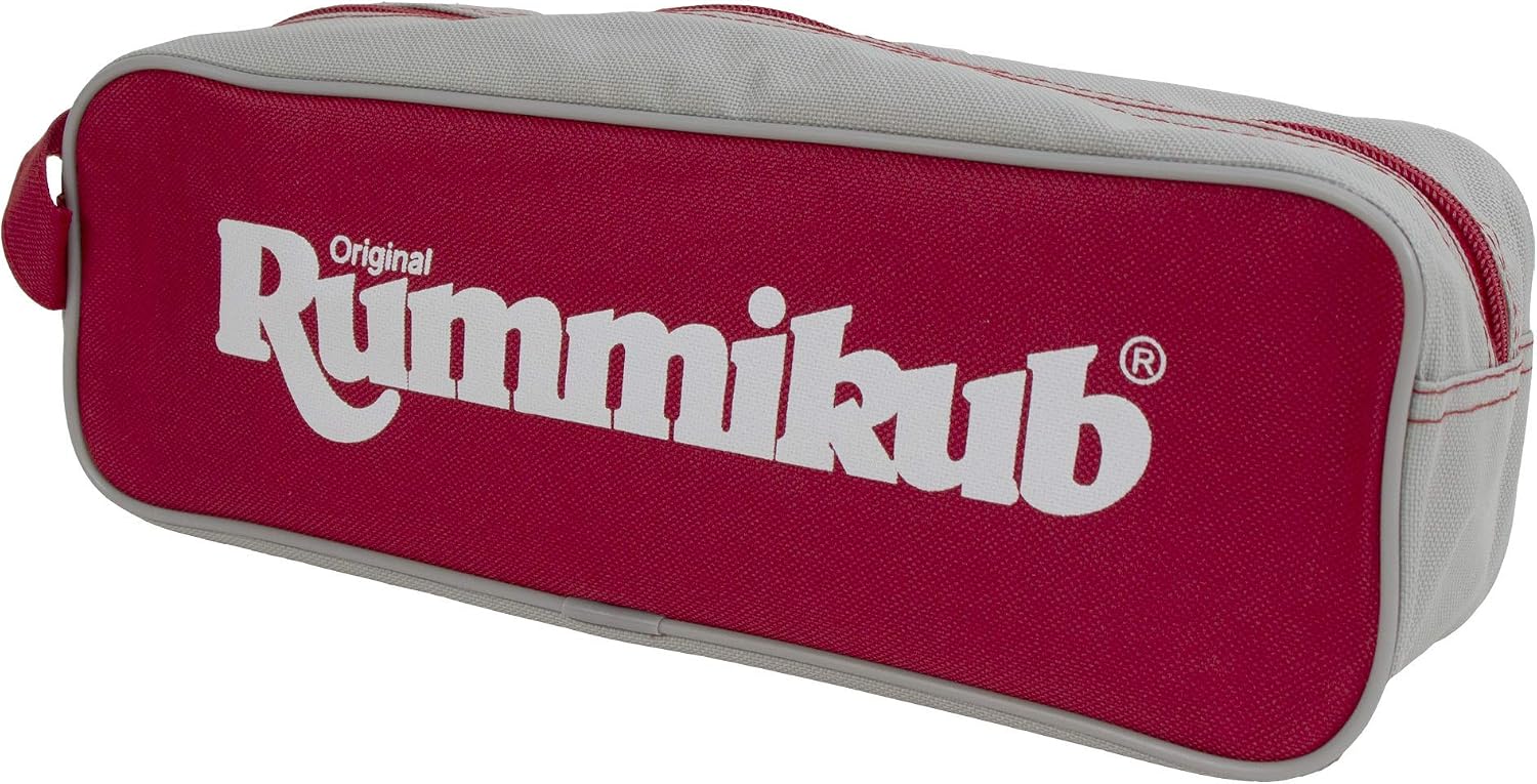 Rummikub - The Complete Original Game With Full-Size Racks and Tiles in a Durable Canvas Storage/Travel Case by Pressman - Amazon Exclusive