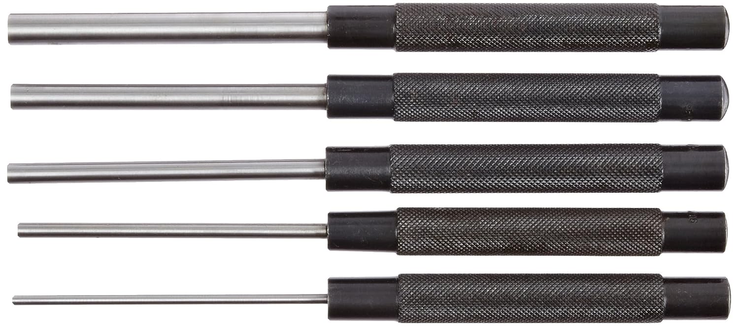 Fowler 52-500-300-0, Extra Long 5 Piece Drive Pin Punch Set