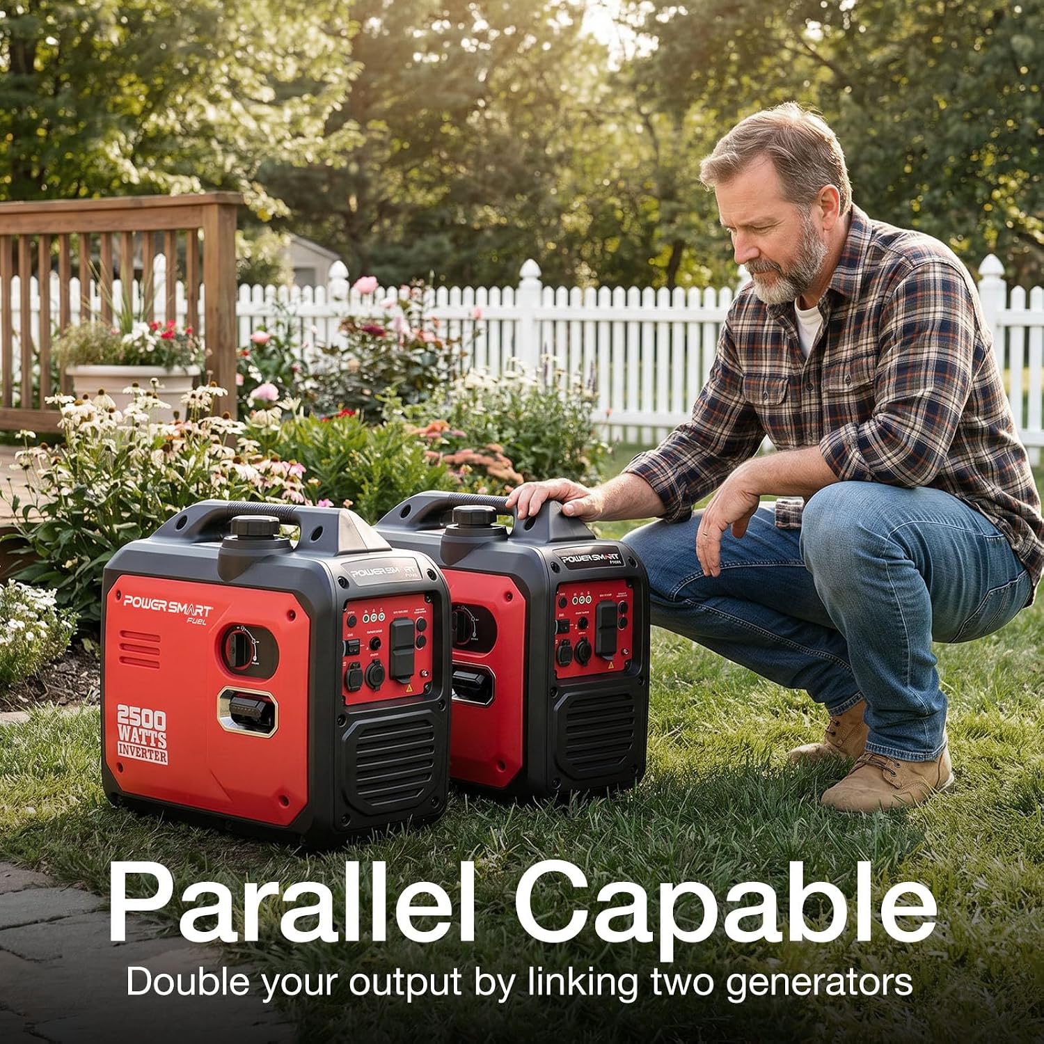 PowerSmart 2500 Watt Portable Inverter Generator for Camping