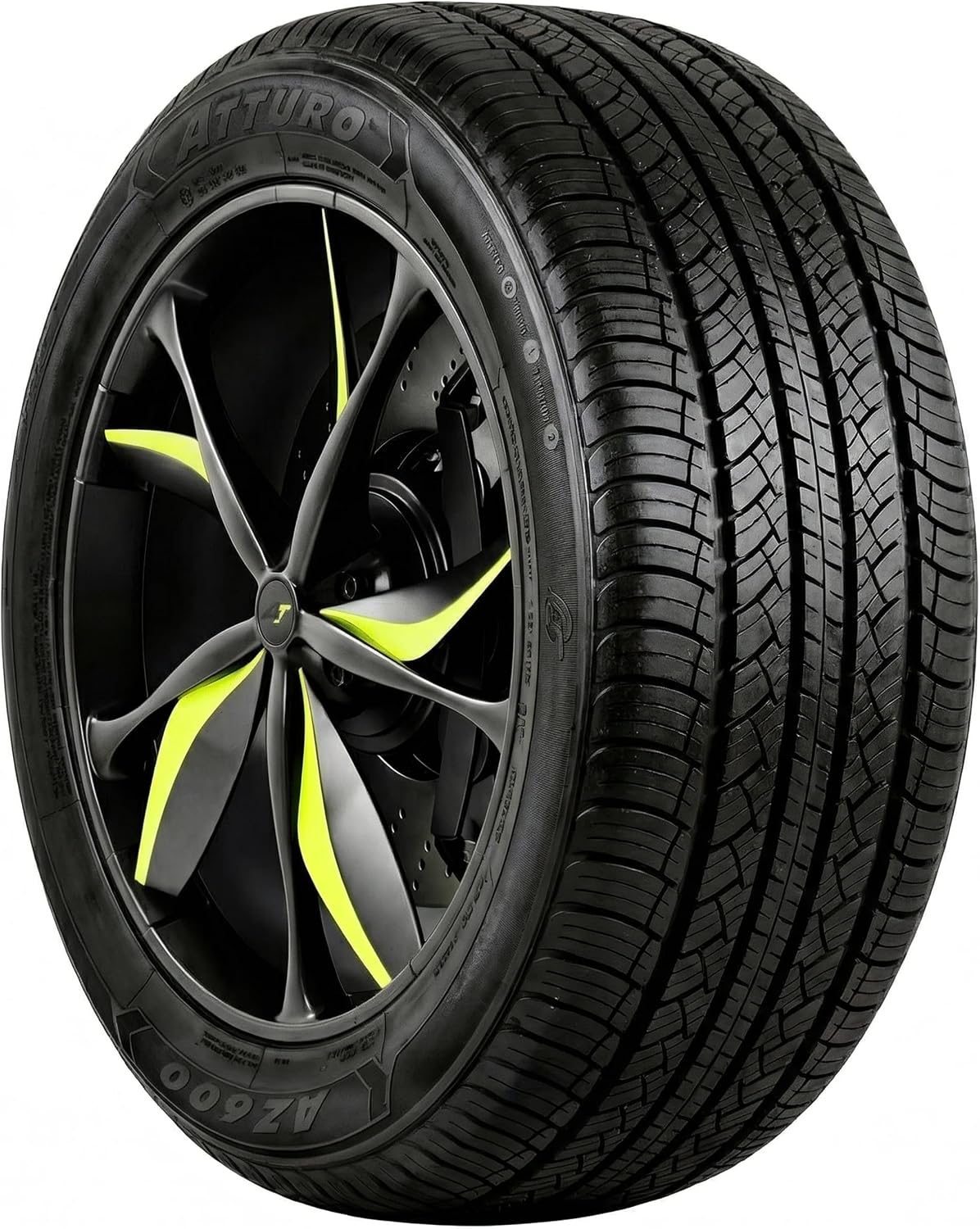 ATTURO AZ600 All-Season Touring Tire, 225/55R17 101H XL | Truck/SUV Touring All Season Traction 101H Rated Extra Load Radial Construction Black Sidewall Tire