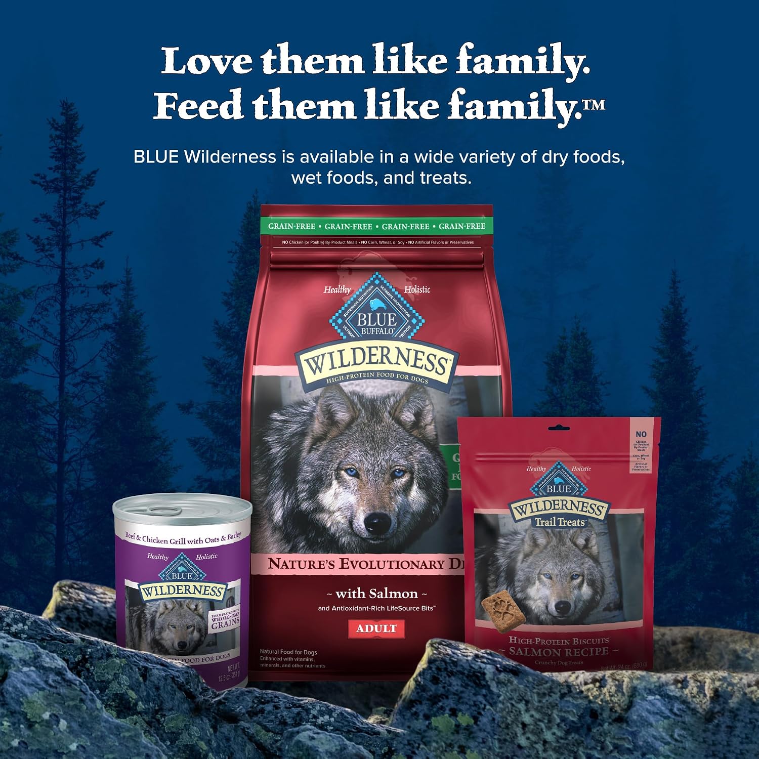 Blue Buffalo Wilderness Chicken Adult Dry Dog Food, Grain-Free, 24 lb | 39g Protein, Real Chicken #1 Ingredient, Supports Immunity with Antioxidant-Rich LifeSource Bits, Promotes Healthy Muscles