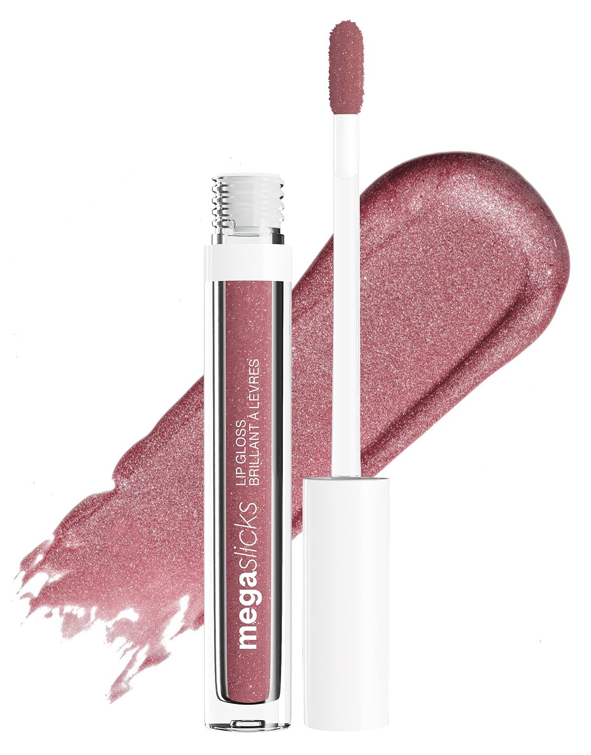 wet n wild MegaSlicks Lip Gloss, Ultra-Glossy, Vitamin-E Enriched, Ultra-Gloss High Shine Moisturizing, Cruelty-Free & Vegan - Bronze Berry