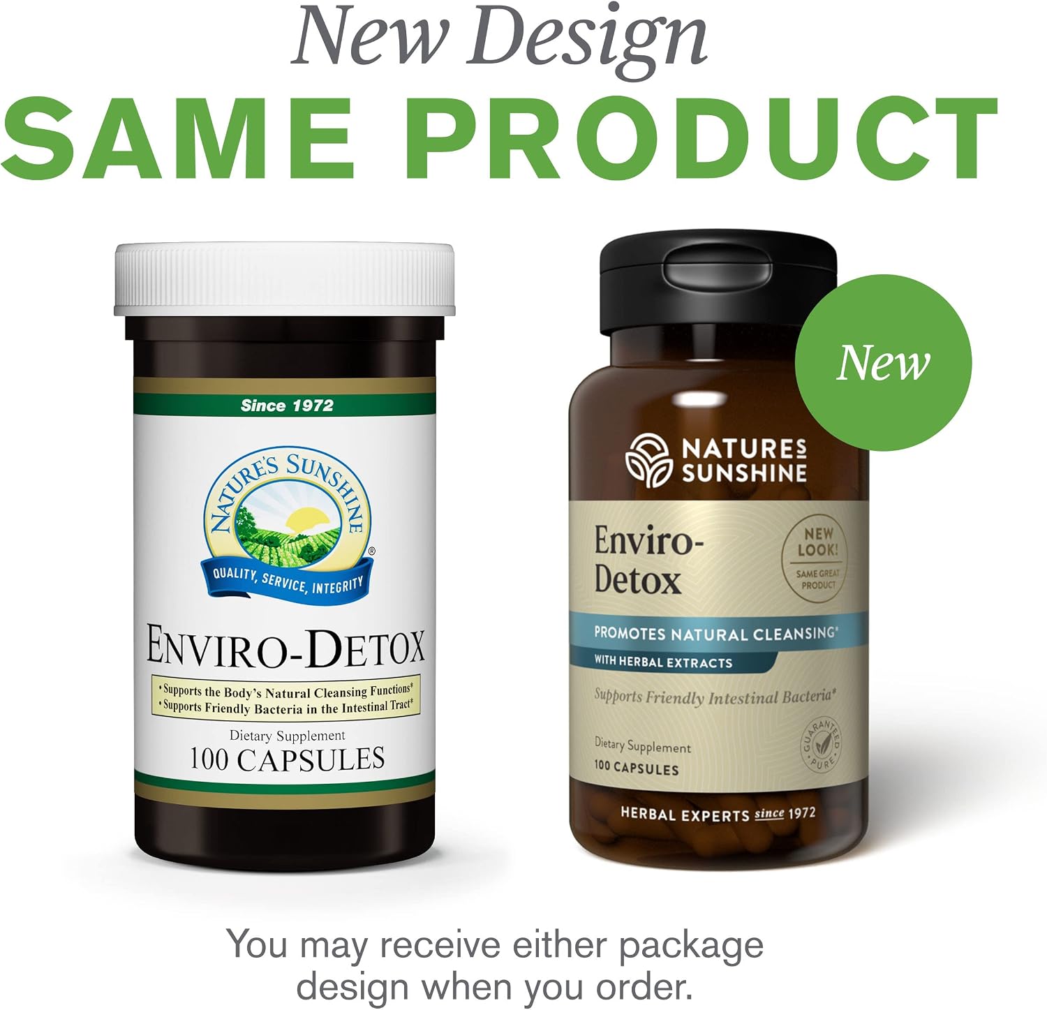 Nature's Sunshine Enviro-Detox, 100 Capsules | Removes Pollutants and Toxins that can Build Up, Slow Normal Cleansing, and Supports Digestion