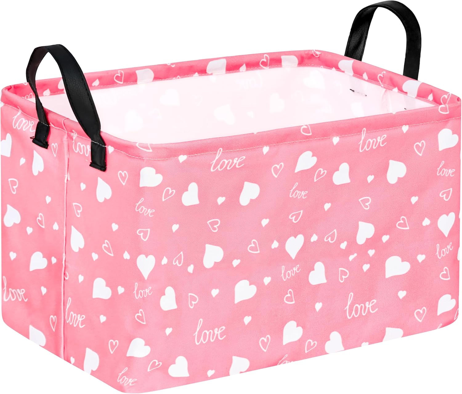 Kid Storage Basket Gift Shelf Basket Toy Storage Bin, Nursery Basket Organizer Box for Children Room Deco With Handles (Grey deer)