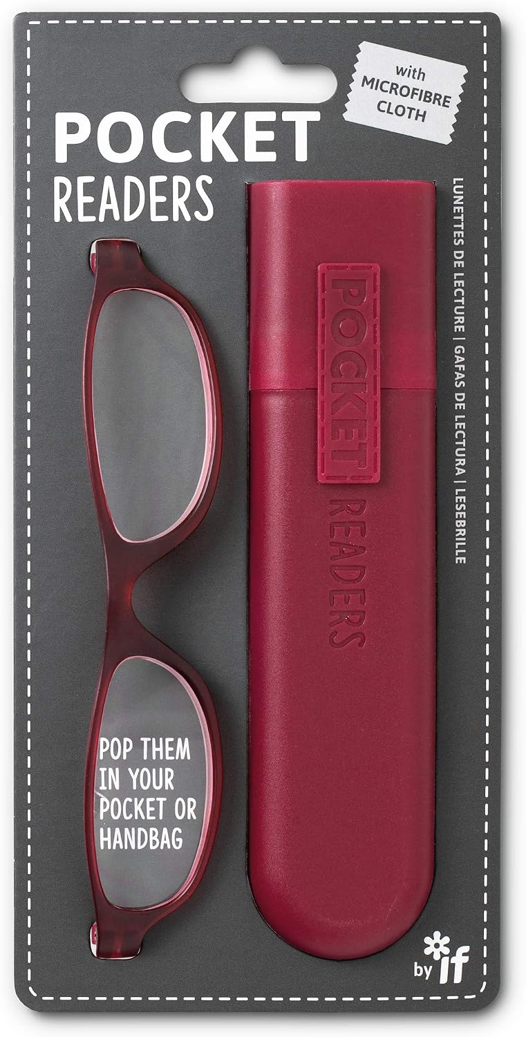 IF Pocket Readers - Reading Glasses in a Slim Pocket Sized case