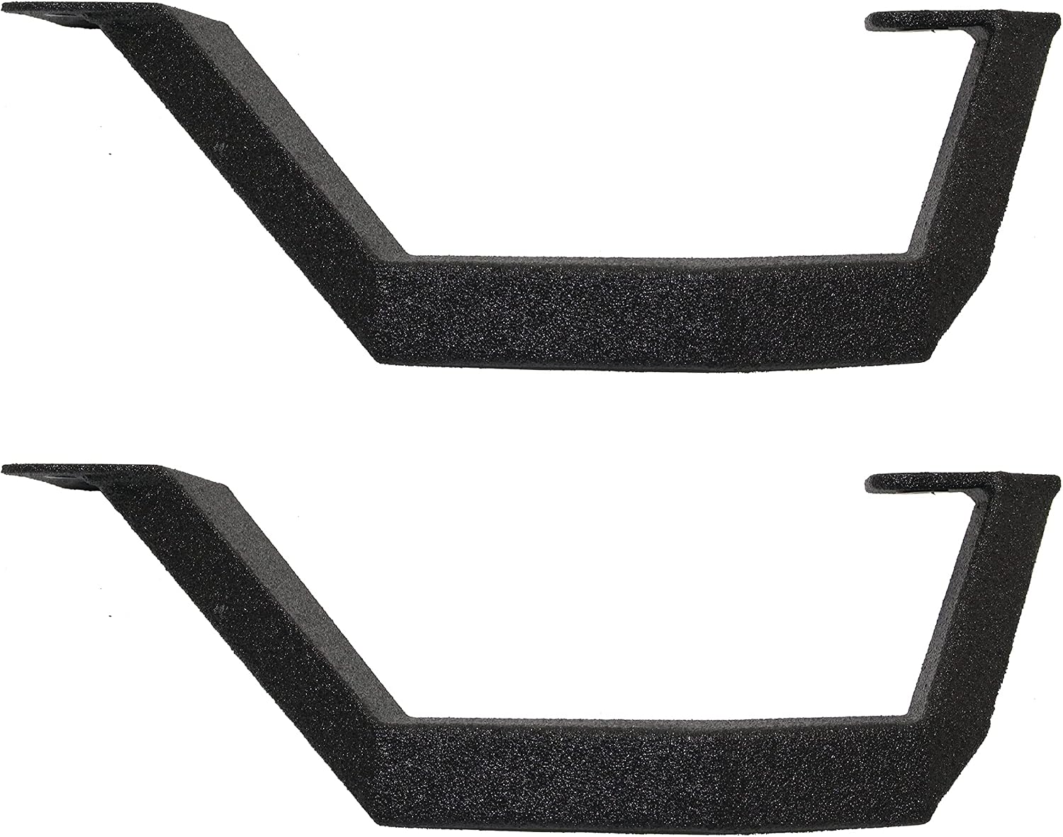 Go Rhino RB10 / RB20 / RB30 Drop Steps - Pair | Galvanized Steel, Protective Bedliner Coating | 69420000T | Fits RB10, RB20
