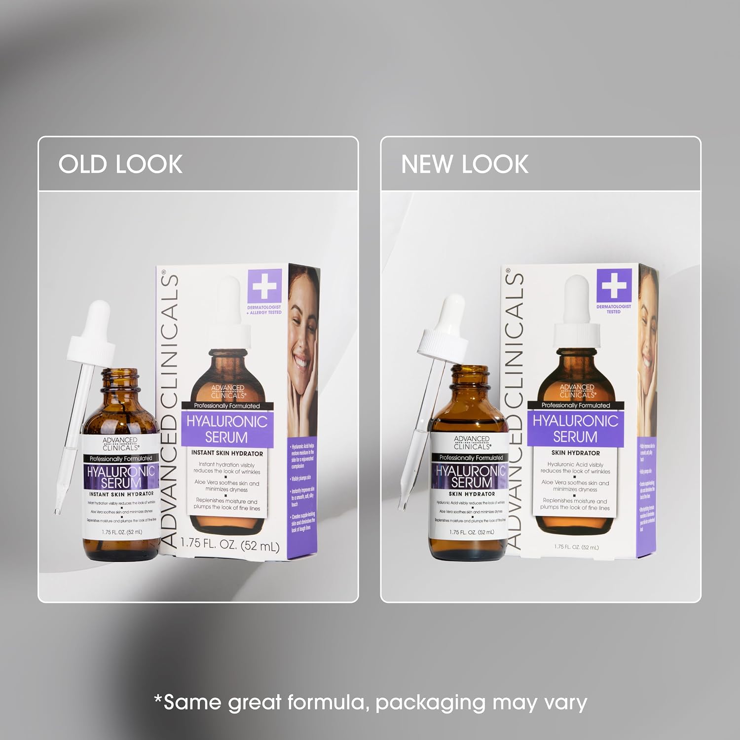Advanced Clinicals Brightening Vitamin C Serum For Face With Glycolic Acid + Lactic Acid | Vitamin C Eye Serum Face Moisturizer For Improving Look Of Dark Spots & Uneven Complexion, 1.75 Fl Oz