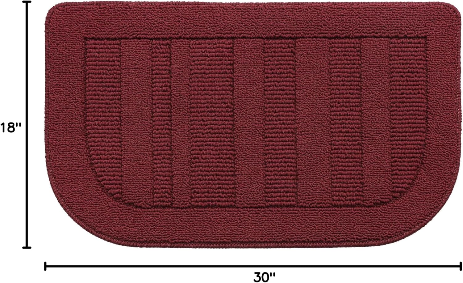 BEQHAUSE 30x18 Inch Kitchen Rugs Non Slip Washable Kitchen Sink Rug, Green