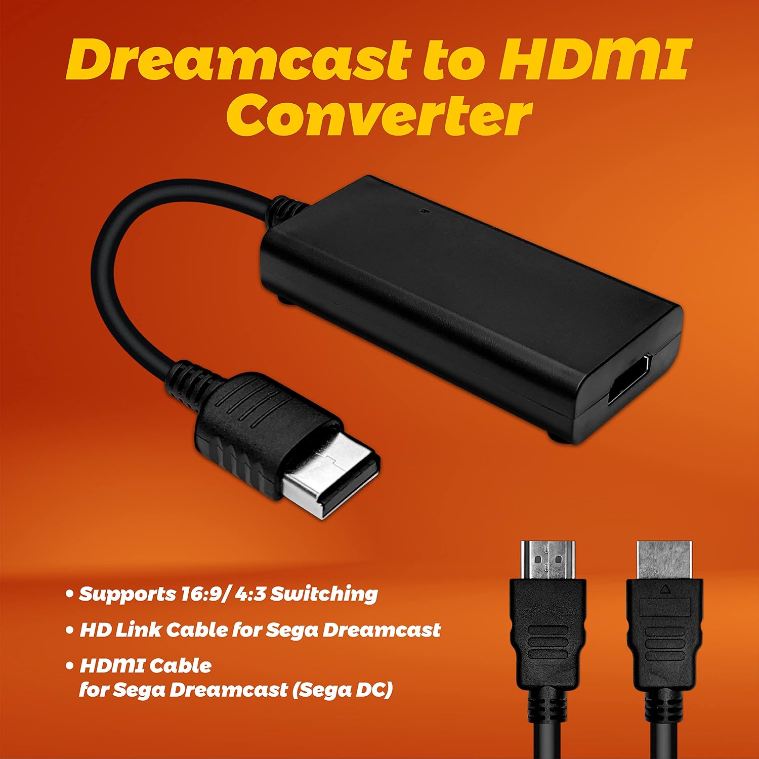 Sega Dreamcast DC Fighting Stick for Arcade1Up Cabinet, Play Sega Dreamcast DC on The Cabinet, Joysticks Specially Designed for Arcade1Up