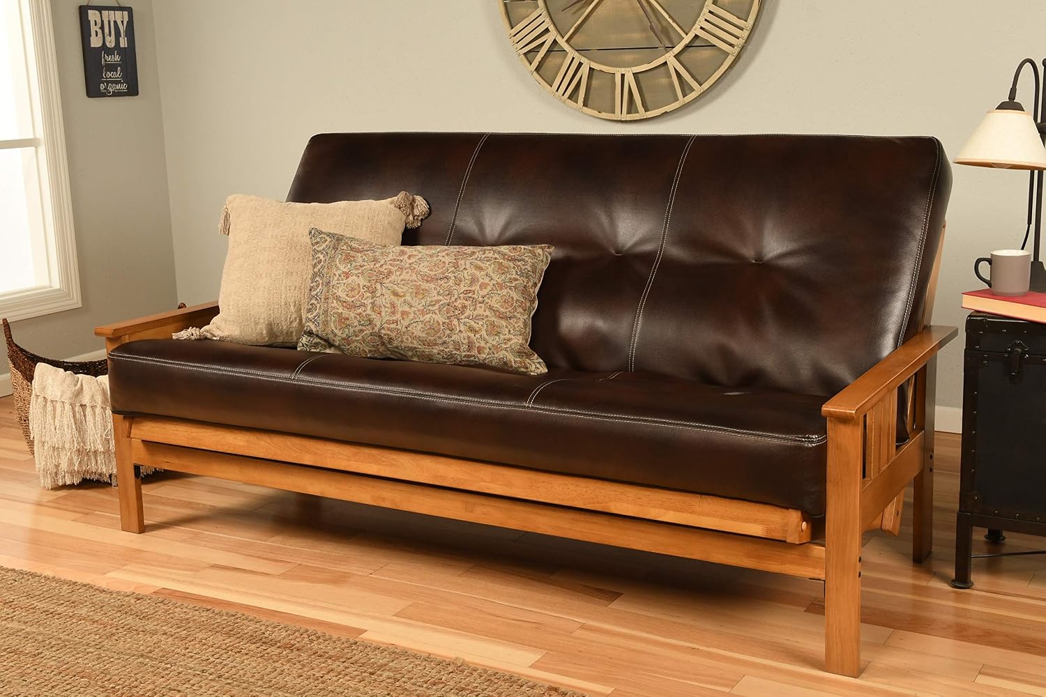 Kodiak Futons Monterey Futon Frame, No Drawers, Barbados