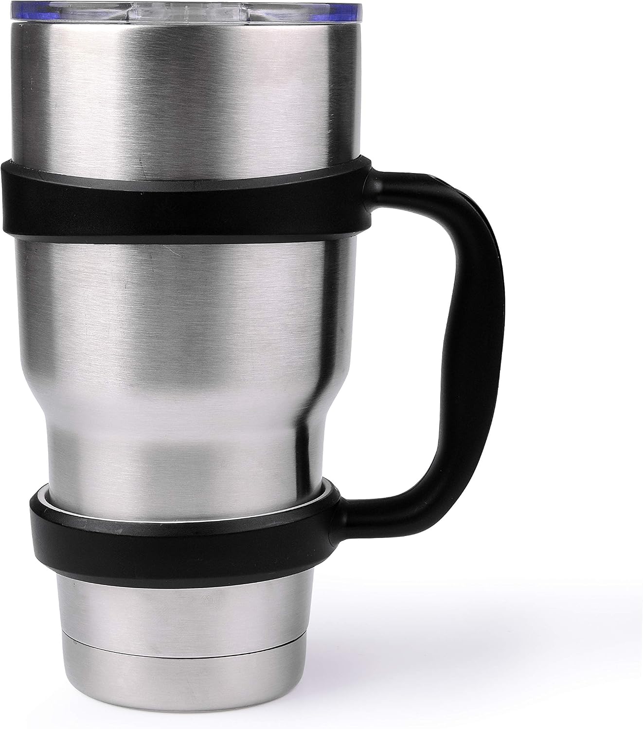 STRATA CUPS 30 oz Tumbler Handle - Available For 30 oz YETI Tumbler, OZARK TRAIL, Rambler Tumbler- BPA free (Black)