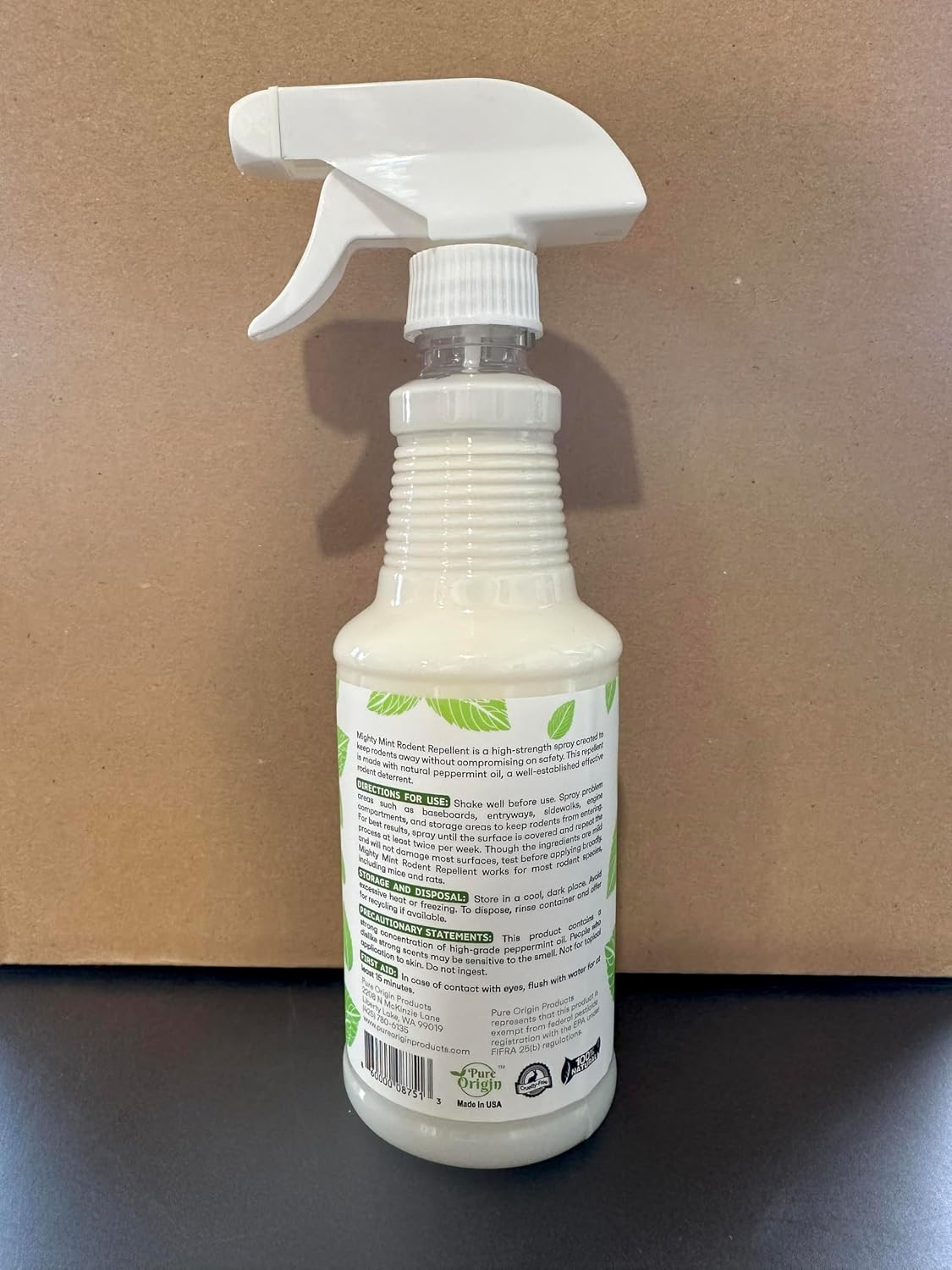 Mighty Mint Peppermint Oil Rodent Repellent Spray, 16 oz
