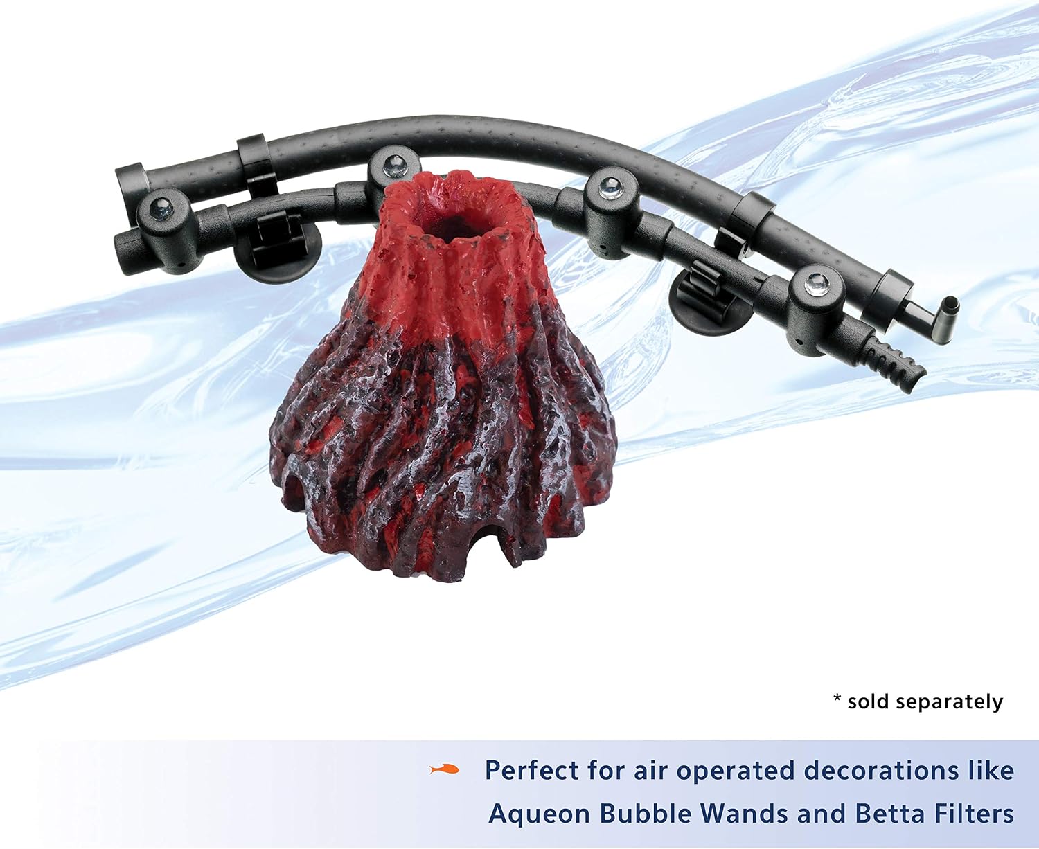 Aqueon QuietFlow Aquarium Air Pump 10, For 2-10 Gallon Tanks, Black