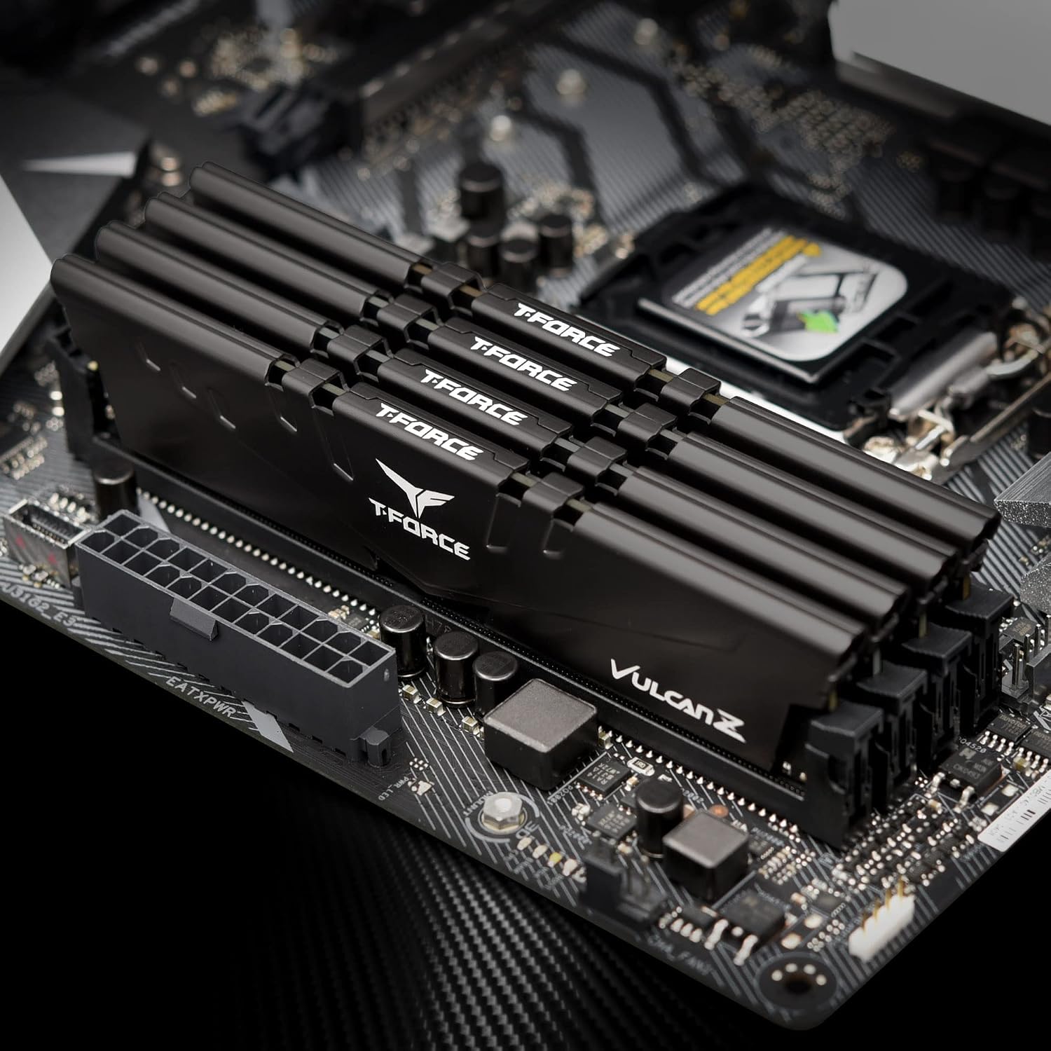 TEAMGROUP T-Force Vulcan Z DDR4 16GB Kit (2x8GB) 3200MHz (PC4-25600) CL16 Desktop Memory Module Ram (Gray) - TLZGD416G3200HC16CDC01