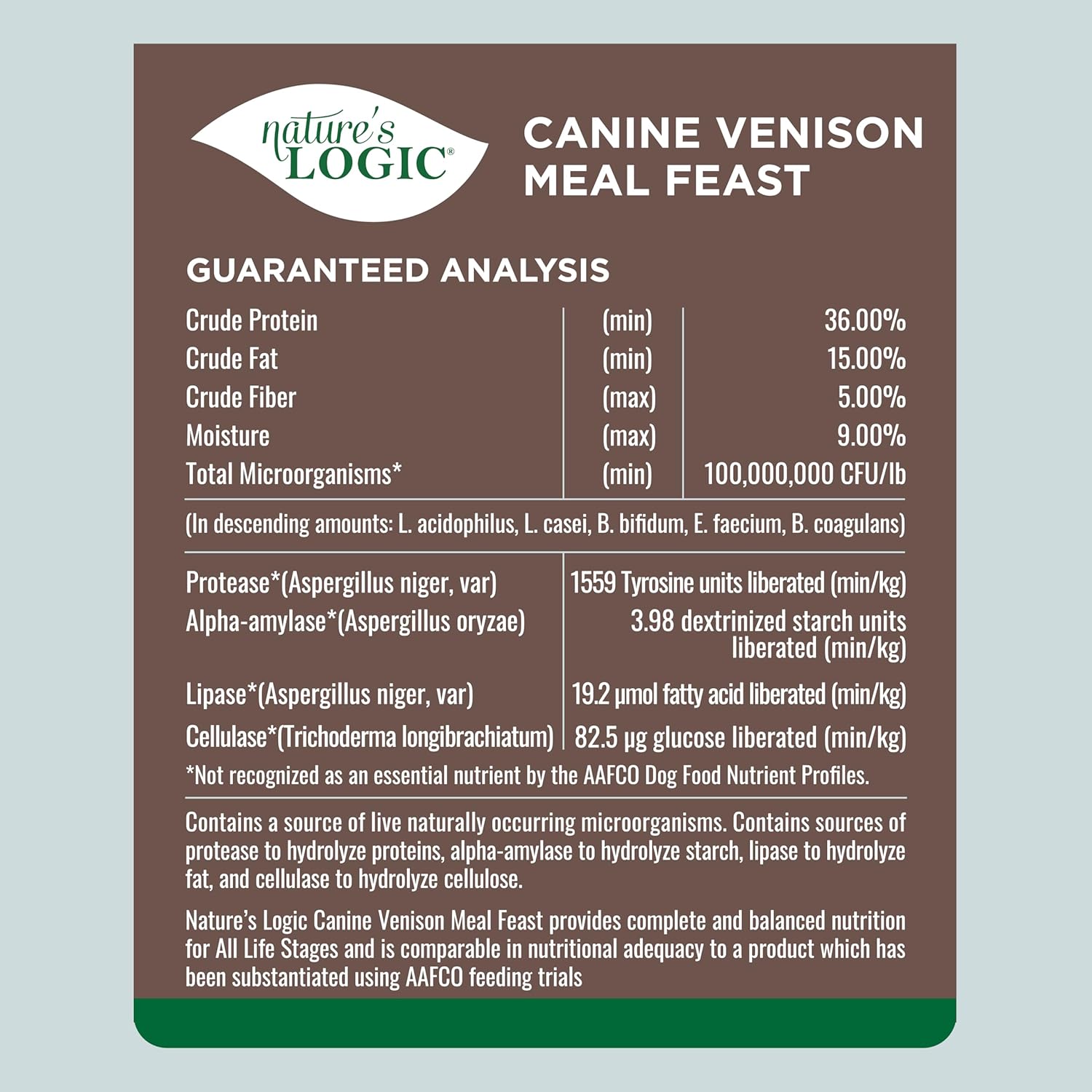 NATURE'S LOGIC Dry Dog Food - Beef Meal Feast Dry Kibble, 13 lb