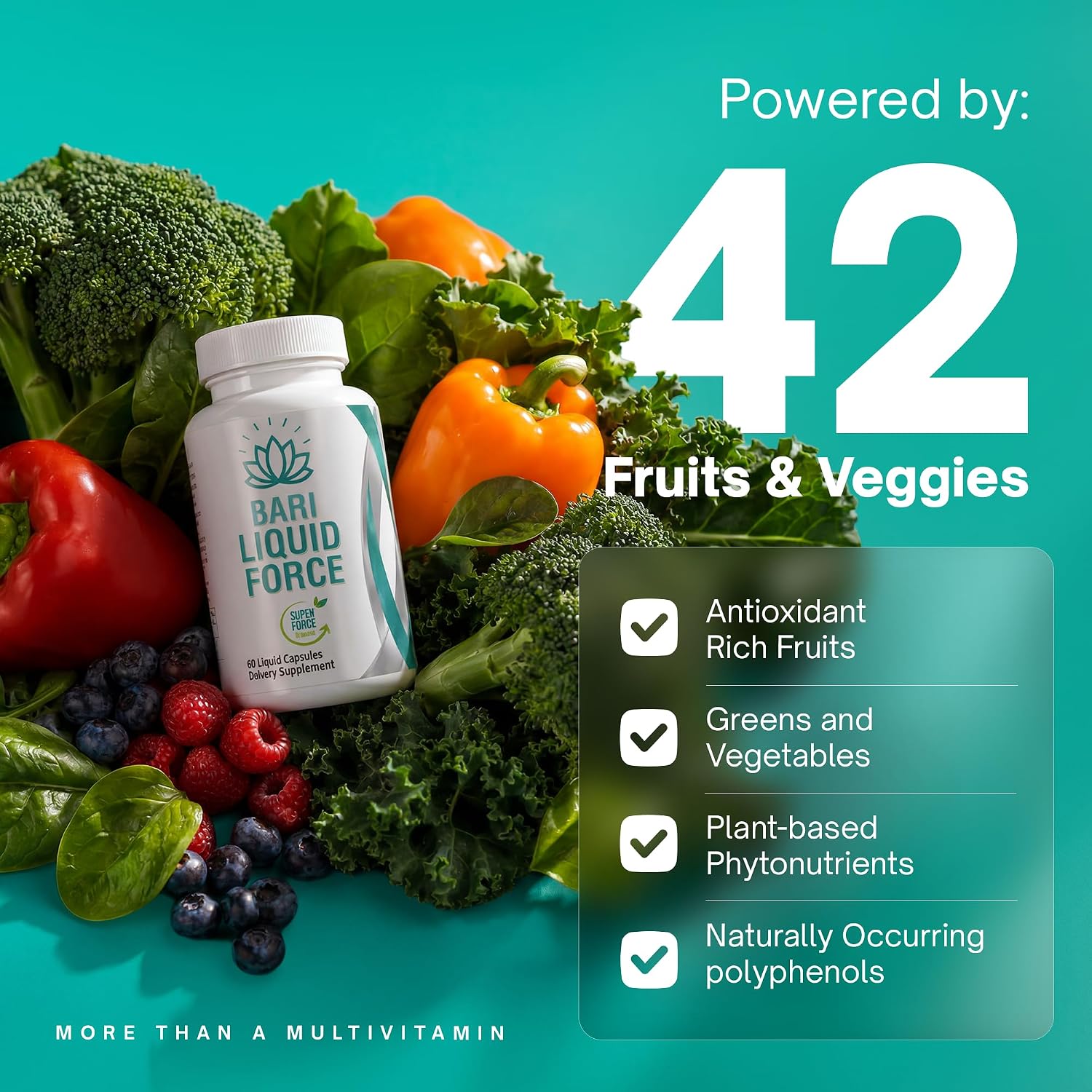 Post Bariatric Multivitamin with Iron Liquid Softgels - 60 Count