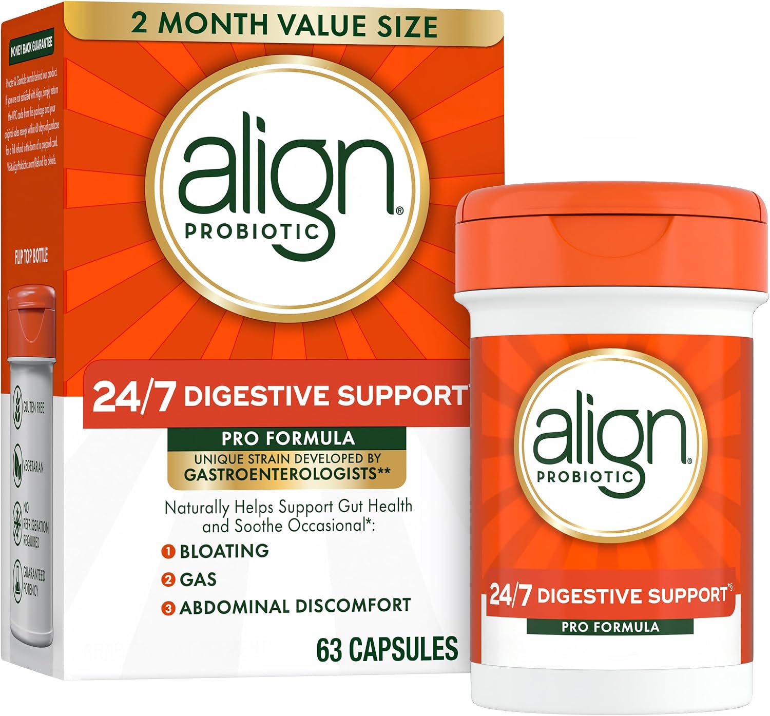 Align Probiotic, Pro Formula, Probiotics for Women and Men, Probiotics for Digestive Health