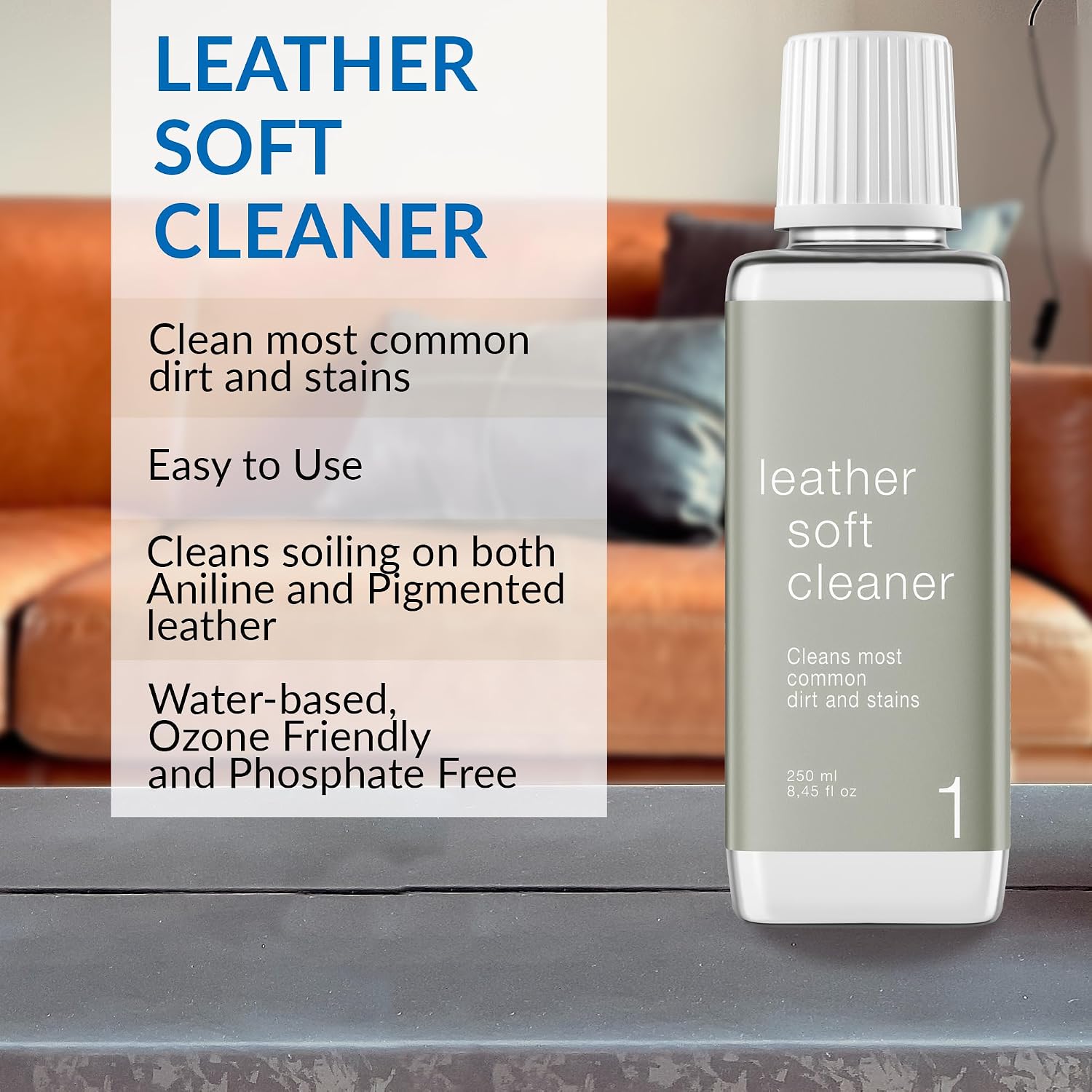 Leather Master Leather Care Kit | Leather Cleaner and Conditioner Kit | Cleans & Restores Car Seats, Furniture, Purses