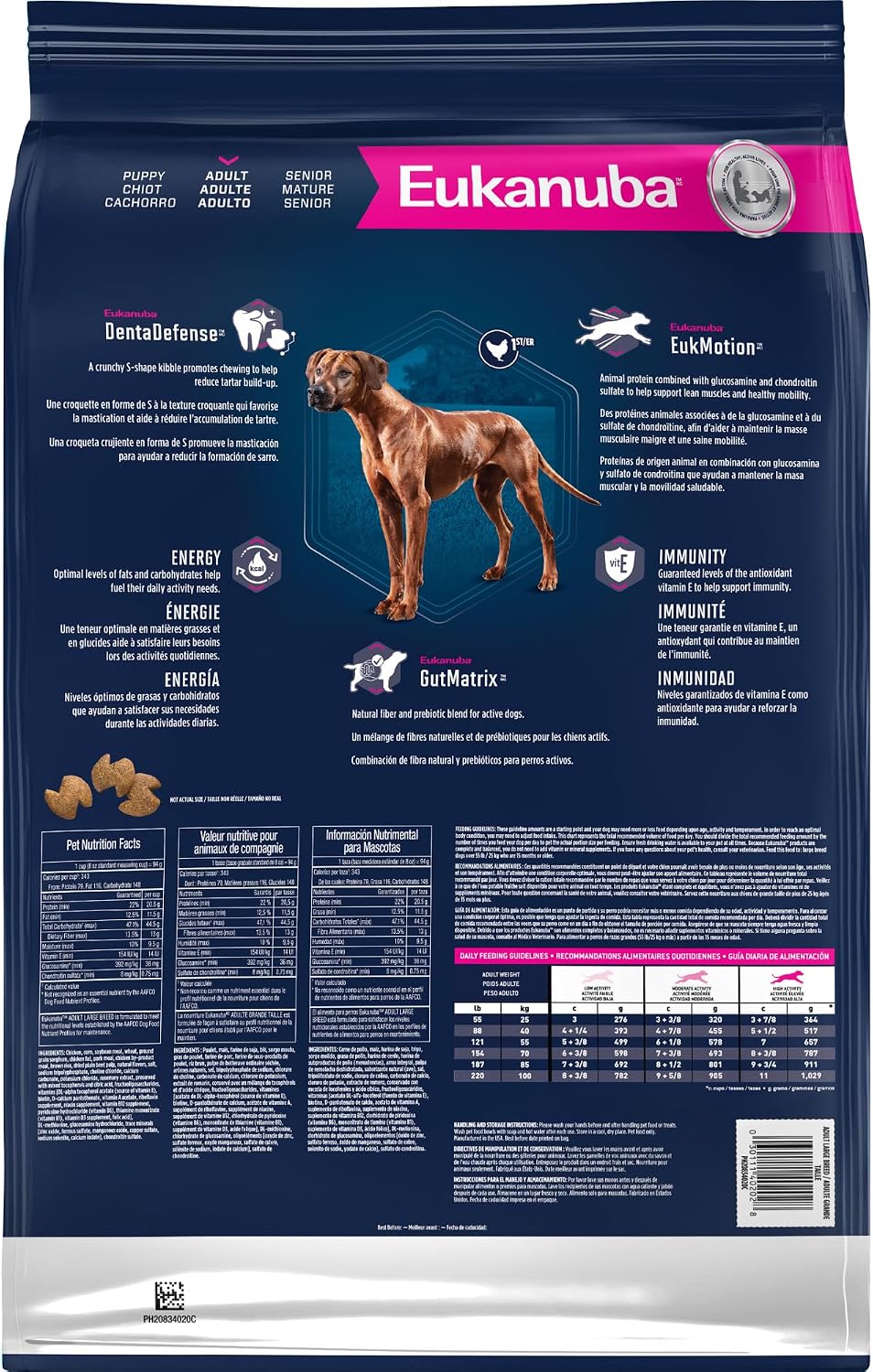 Eukanuba Adult Large Breed Dry Dog Food, 35 lb Bag