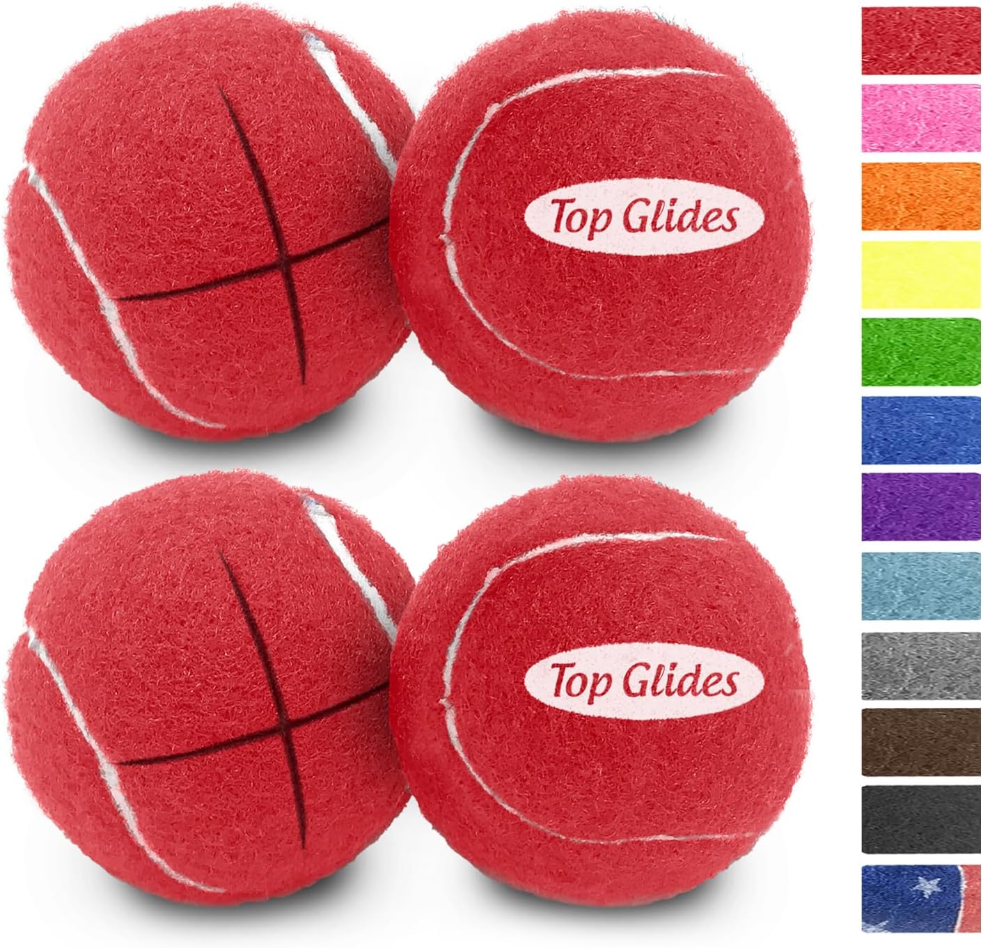 Top Glides Precut Walker Tennis Ball Glides