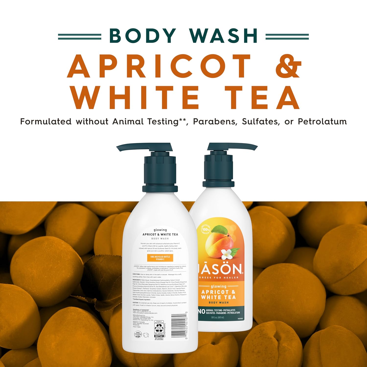 JASON Aloe Vera Shower Gel Body Wash - Soothing, Gentle Clean Feeling, 30 Fluid Ounces