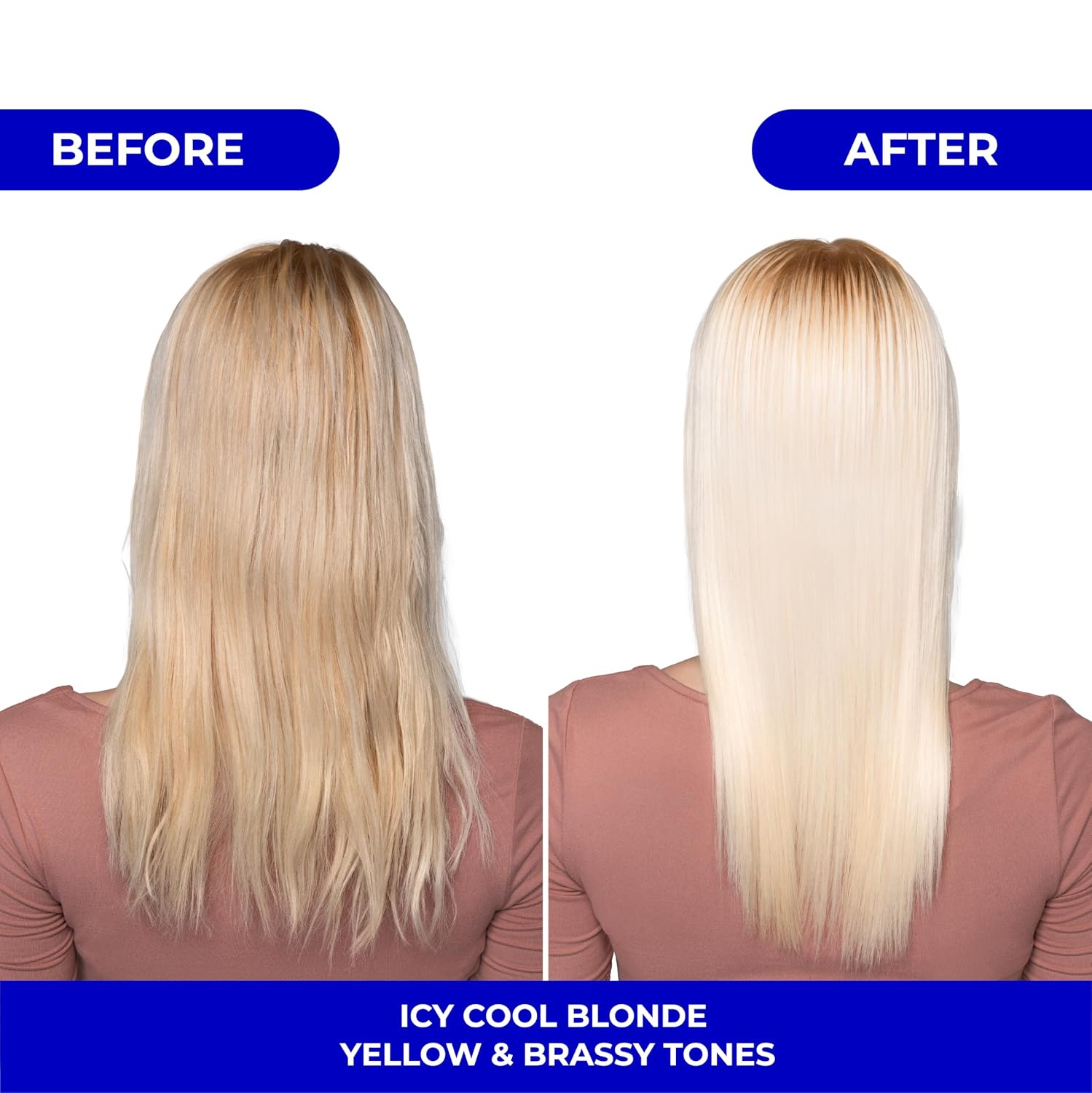 Naissant Silver Ash Blonde Hair Blue Toning Shampoo | Ultra High-Purity Blue Pigments | Neutralizes Orange &Brassy Tones | Hyaluronic Acid, Collagen &Biotin |Paraben, Ammonia &Sulfate Free |10.1 Fl Oz