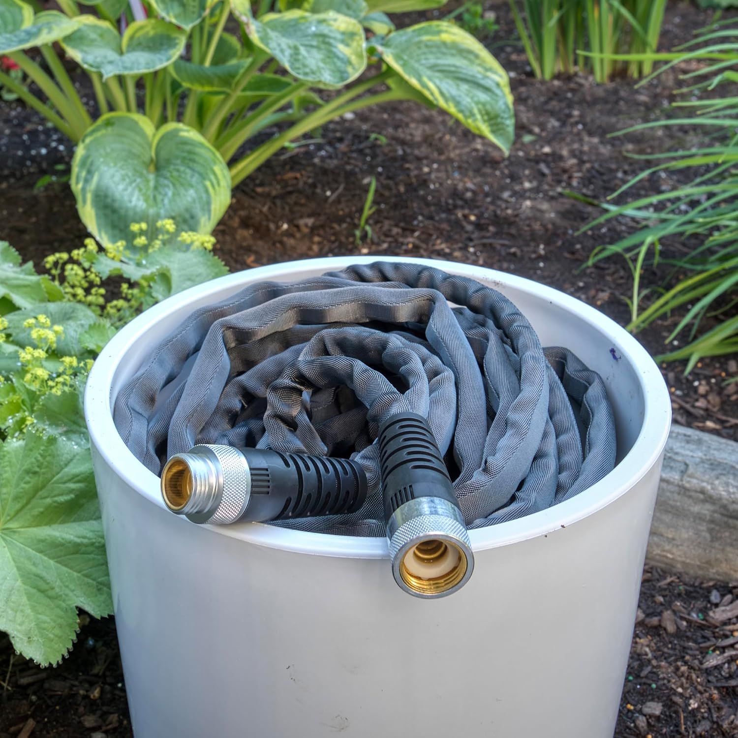 zero-G 4001-100 Garden Hose, 5/8" x 100', Gray